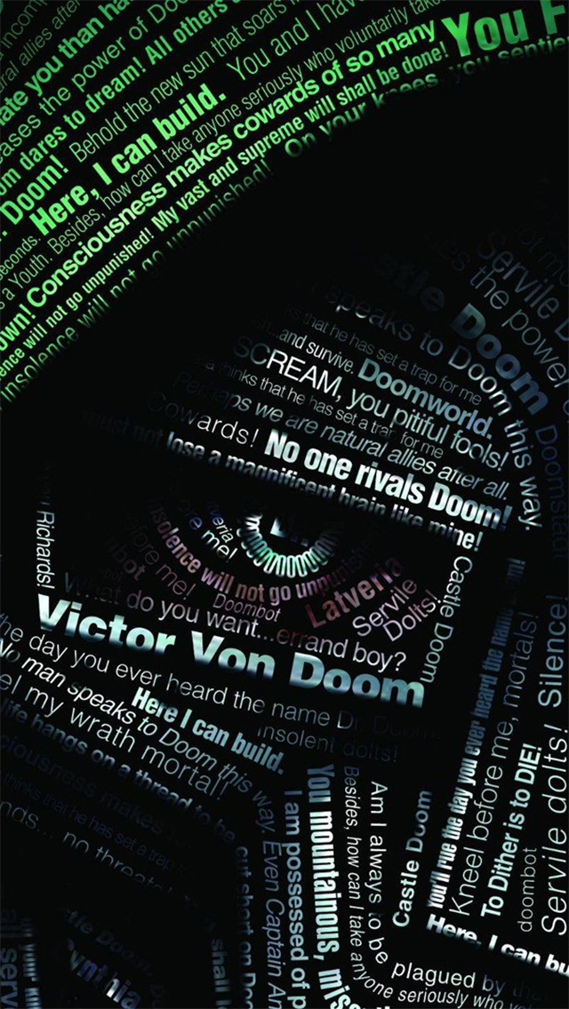 Download Iphone 5 Wallpapers Hd - Dr Doom Poster - HD Wallpaper 