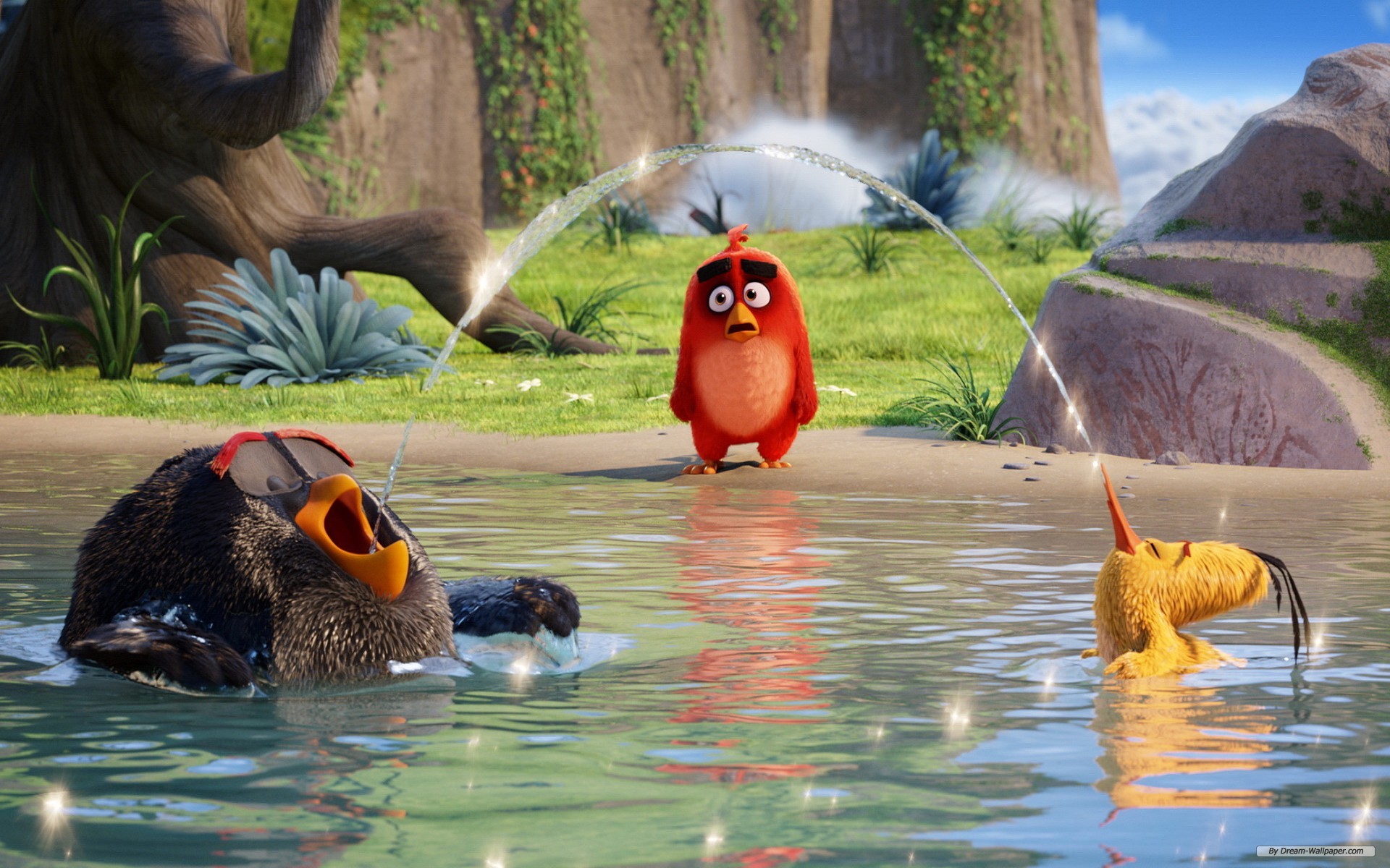 Free Movie Wallpaper - Animation Images Angry Bird - HD Wallpaper 