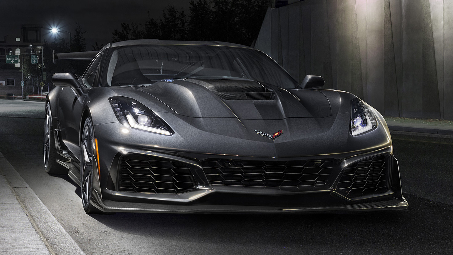 2019 Carbon Fiber Corvette - HD Wallpaper 