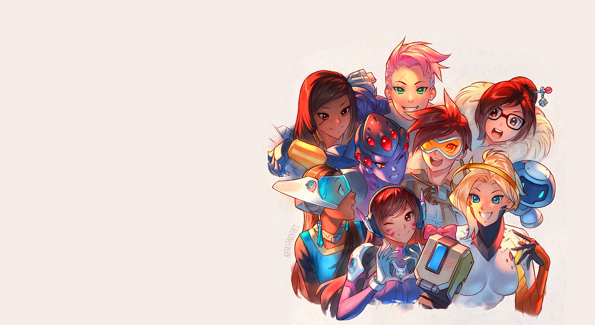 All The Overwatch Girls - HD Wallpaper 