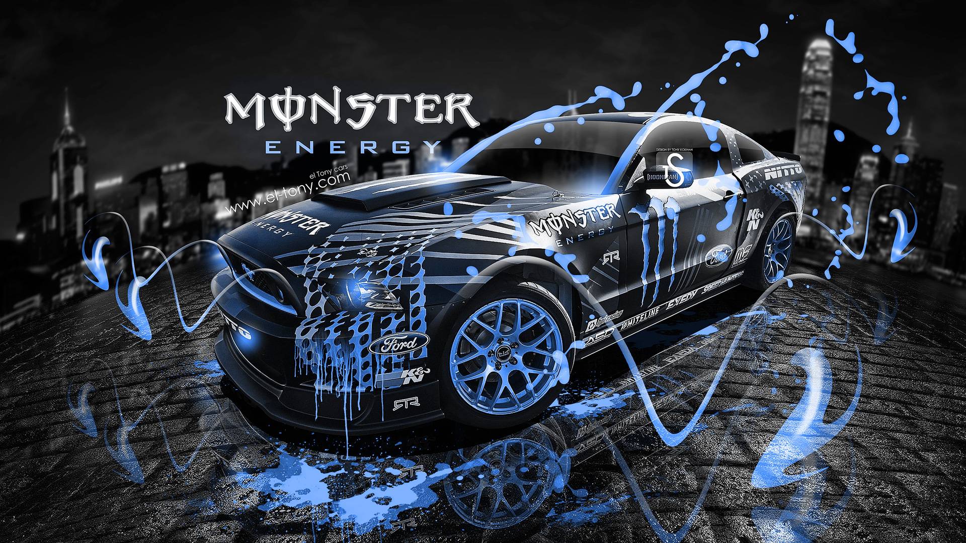 On Wallpapers And Pictures - Monster Energy Wallpaper Blue - HD Wallpaper 