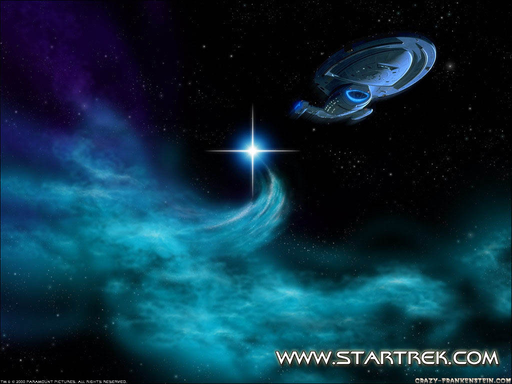 Star Trek Voyager In Space - HD Wallpaper 