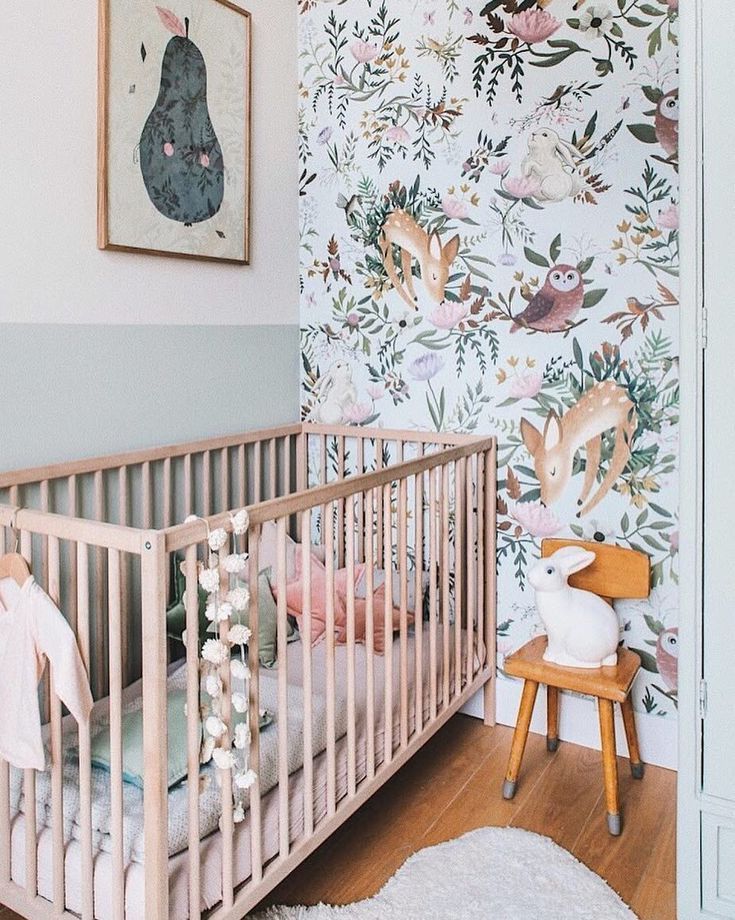 Woodland Wallpaper Nursery - HD Wallpaper 