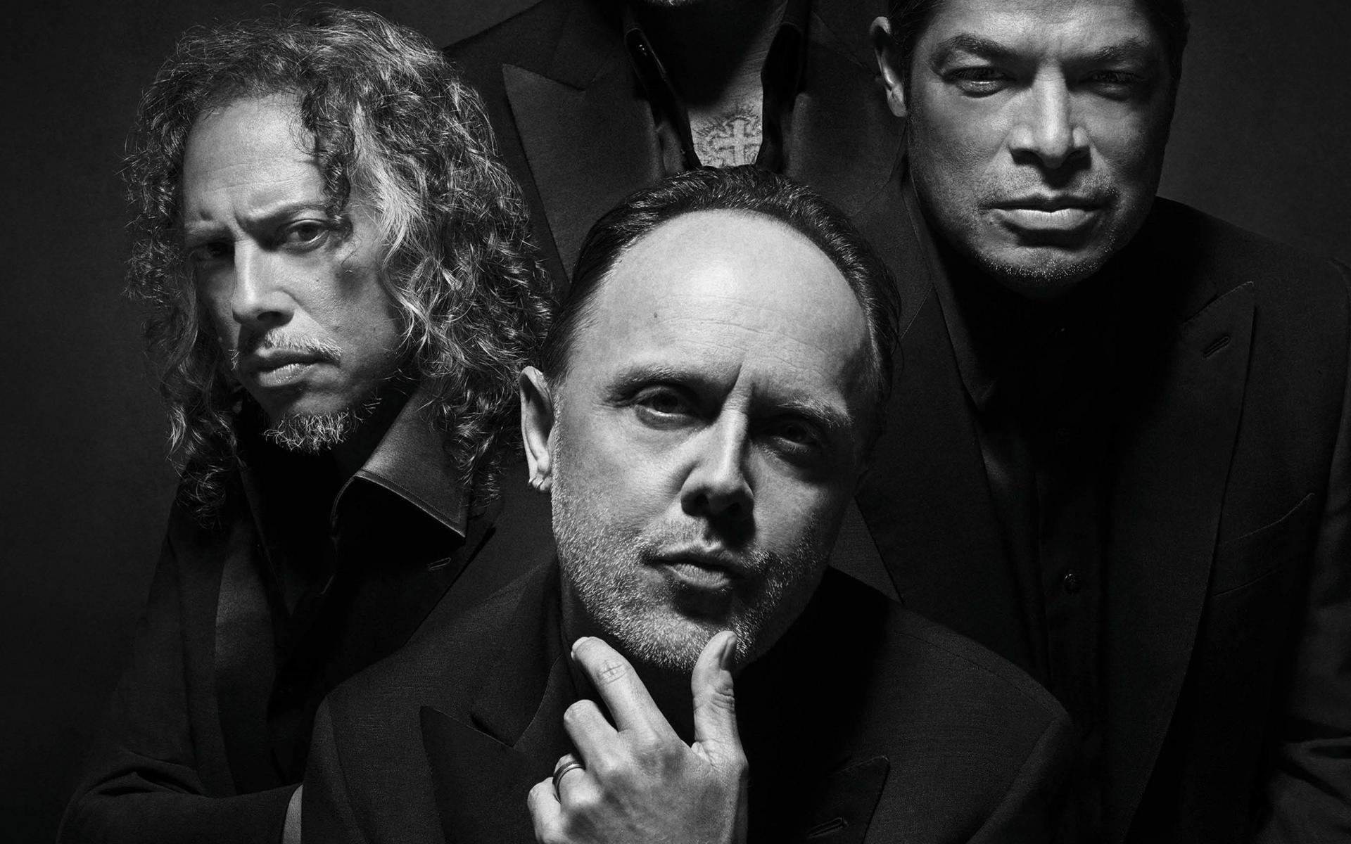 Metallica Wallpaper Hd - Metallica Band Black & White - HD Wallpaper 