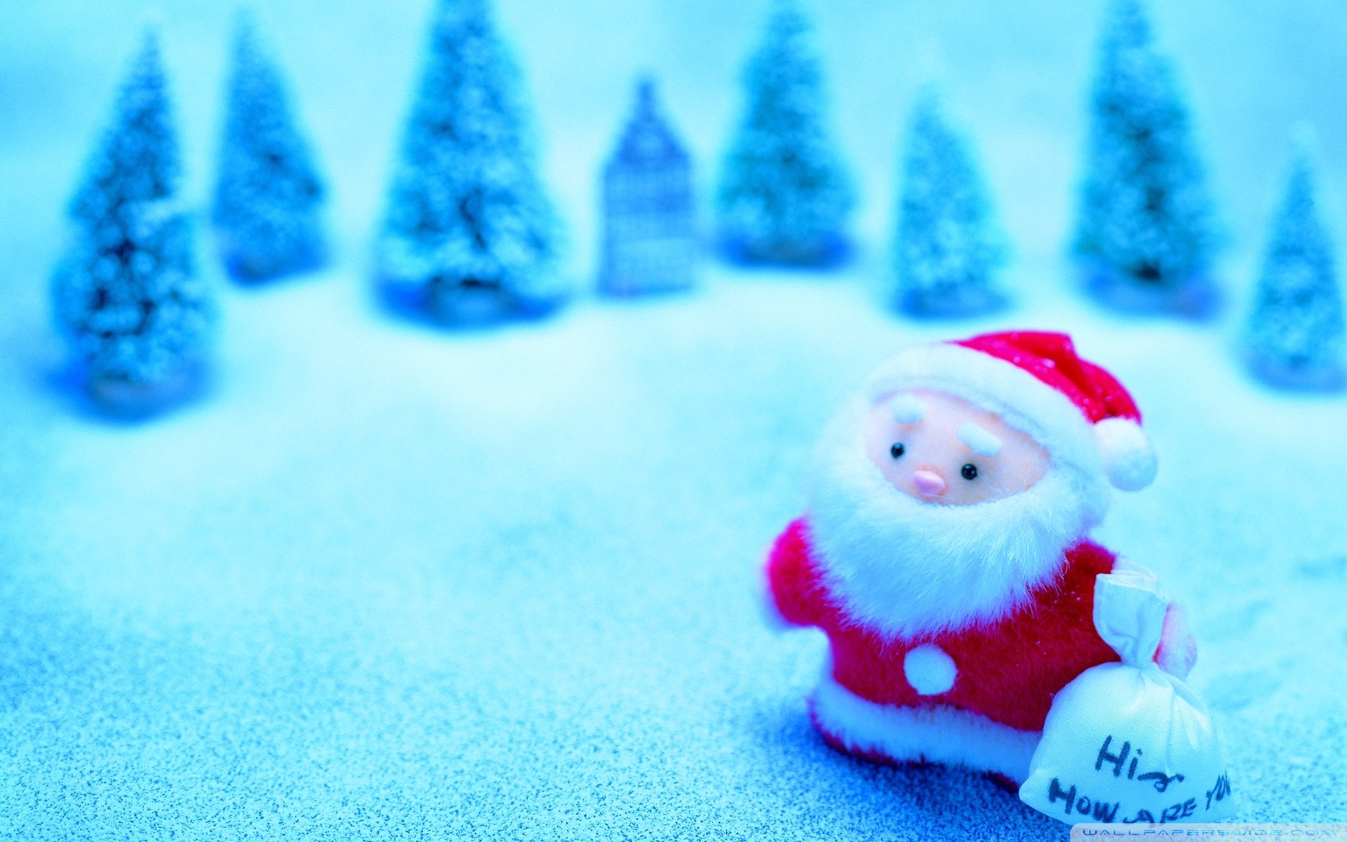 Cute Santa Claus Wallpaper - Cute Christmas Wallpaper Hd - HD Wallpaper 