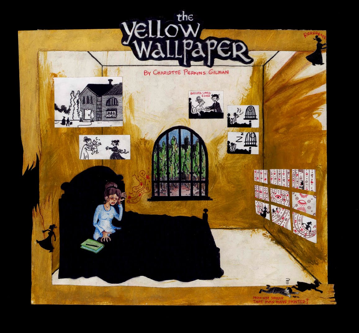Yellow Wallpaper Art Project - HD Wallpaper 