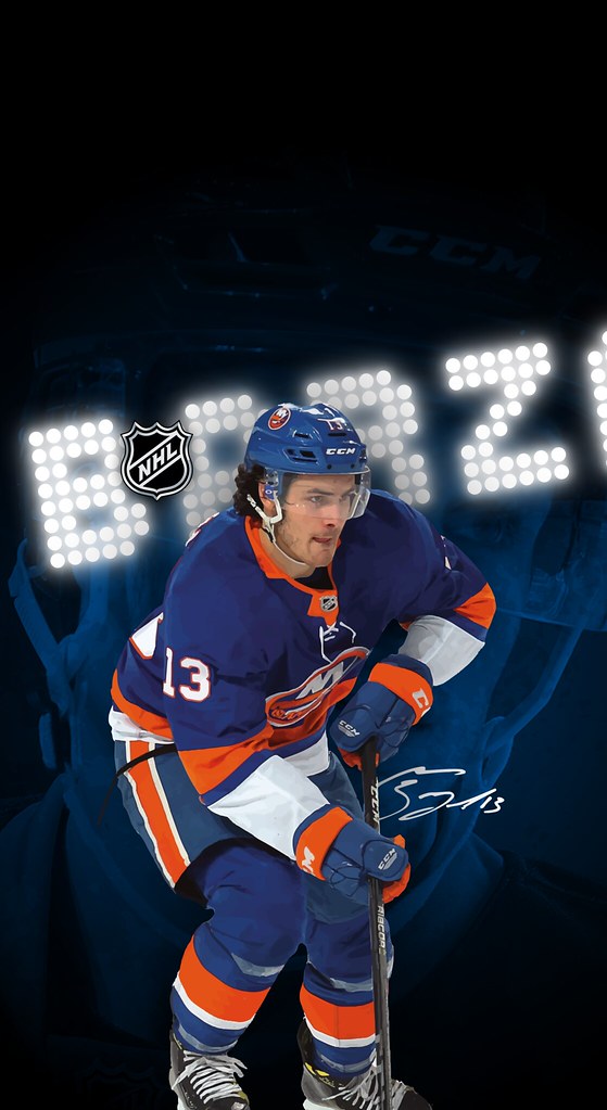 Mathew Barzal New York Islanders Iphone X Xs Xr Wallpaper - Mathew Barzal - HD Wallpaper 