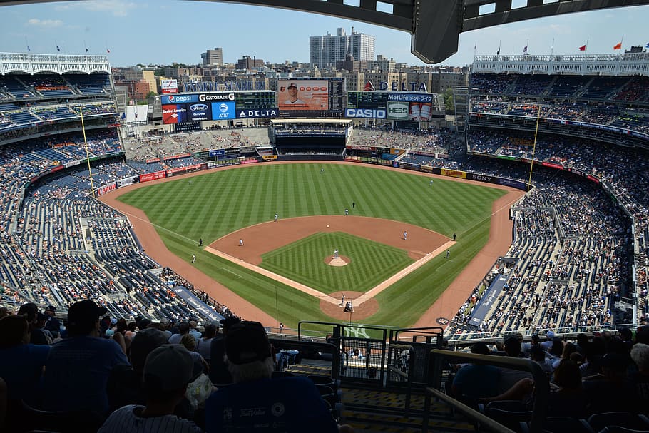 Baseball, New York Sun, Kiss, Yankees, New York Sun-kiss, - Yankee Stadium - HD Wallpaper 