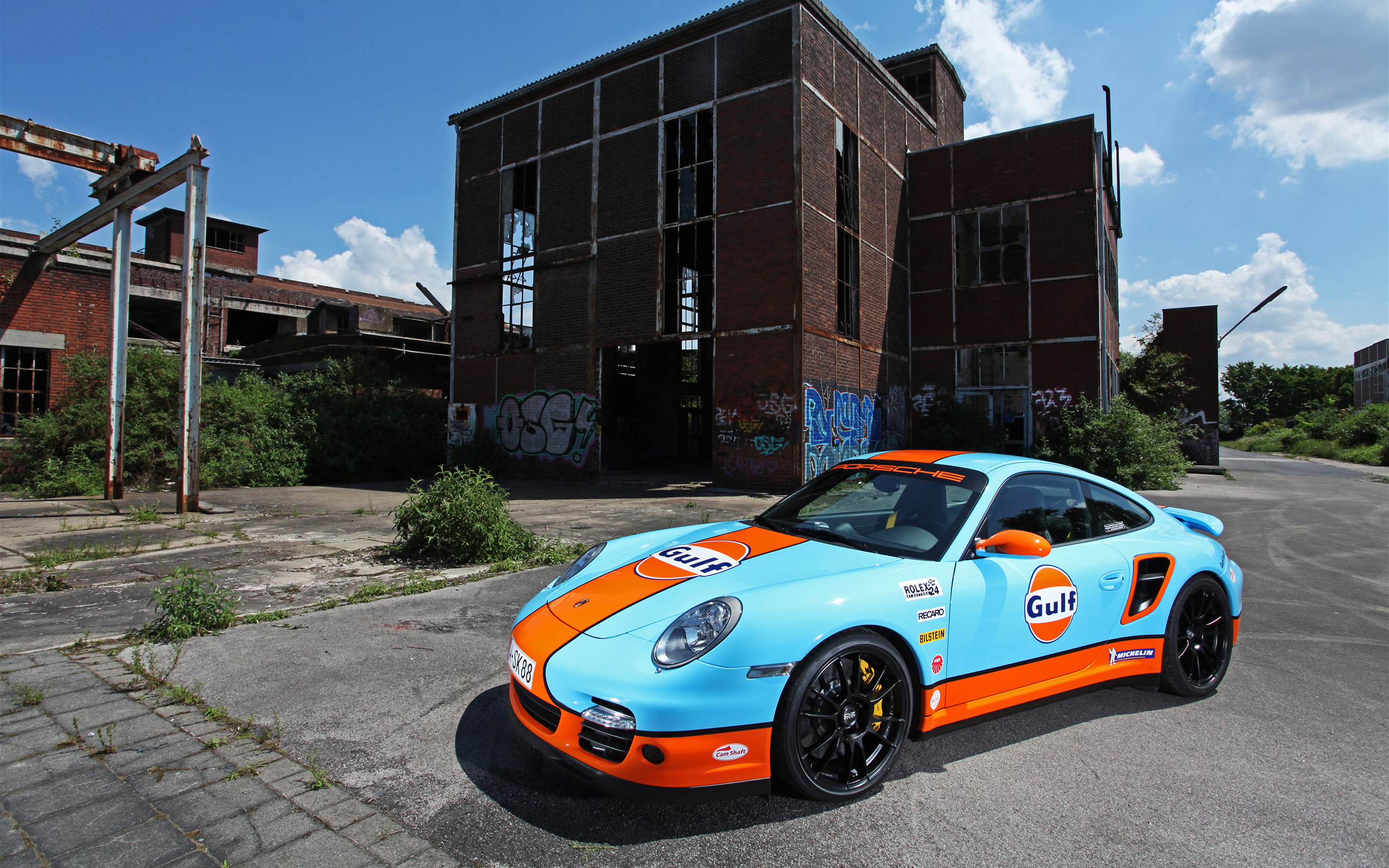 Porsche 911 Turbo Gulf - HD Wallpaper 