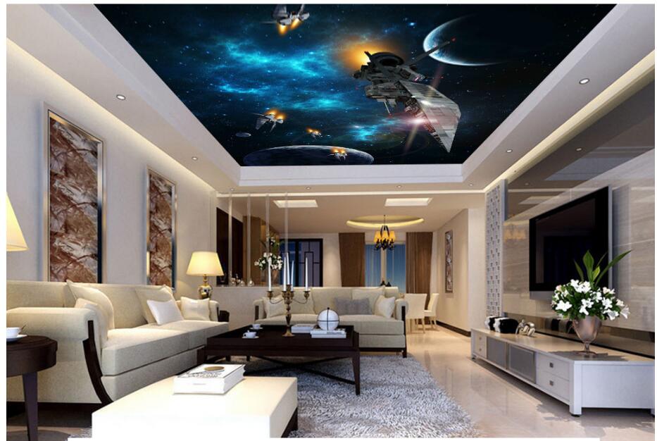 4 - Wall Ceiling Design Galaxy - HD Wallpaper 