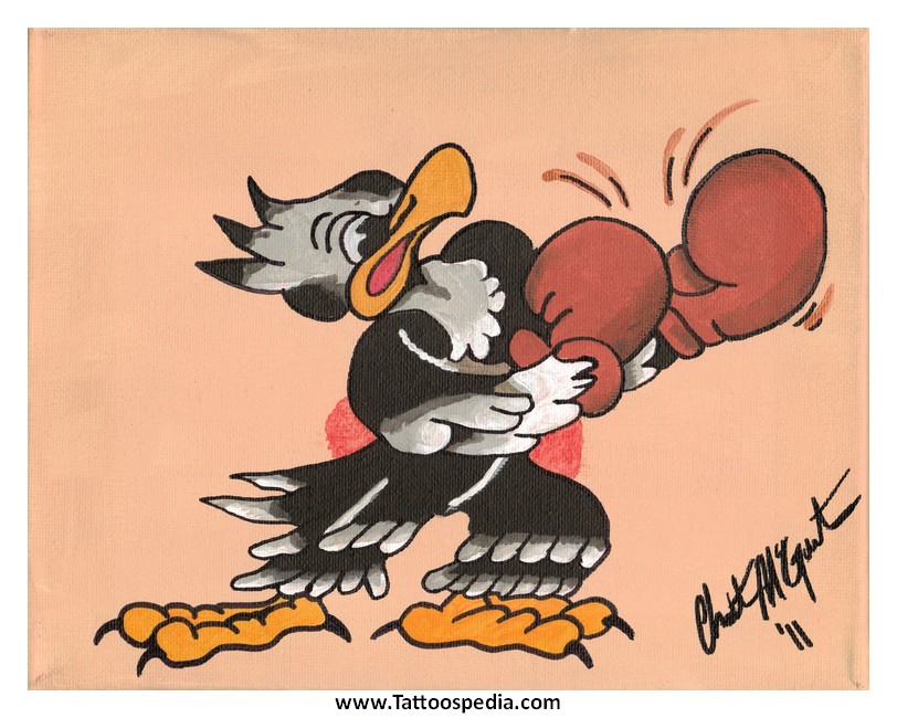 Sailor Jerry Tattoo Wallpaper - Sailor Jerry Boxing Eagle - HD Wallpaper 