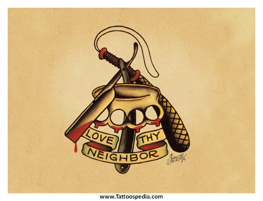 Sailor Jerry Tattoo Wallpaper - Sailor Jerry Tattoo - HD Wallpaper 