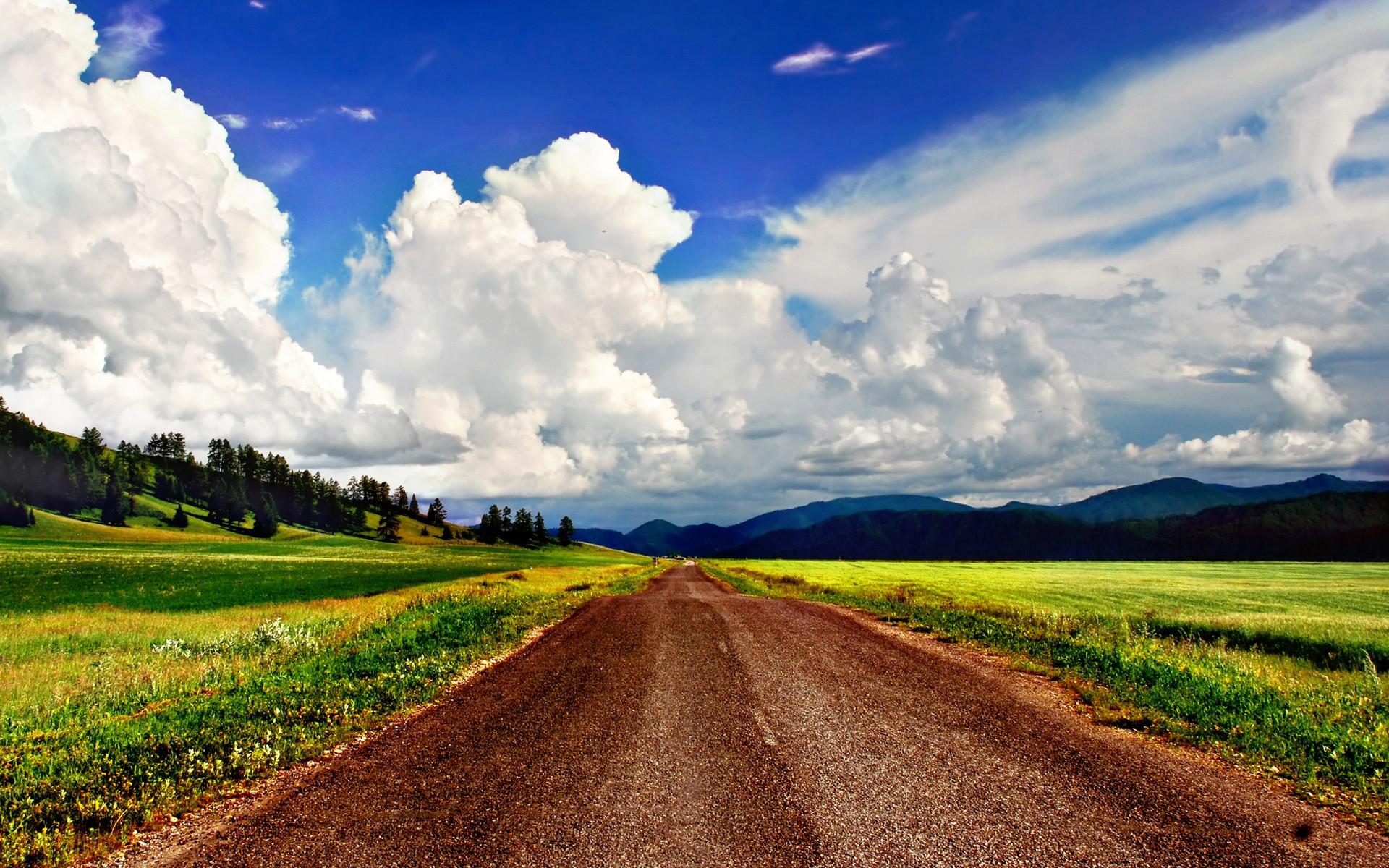 Beautiful Dirt Road - HD Wallpaper 