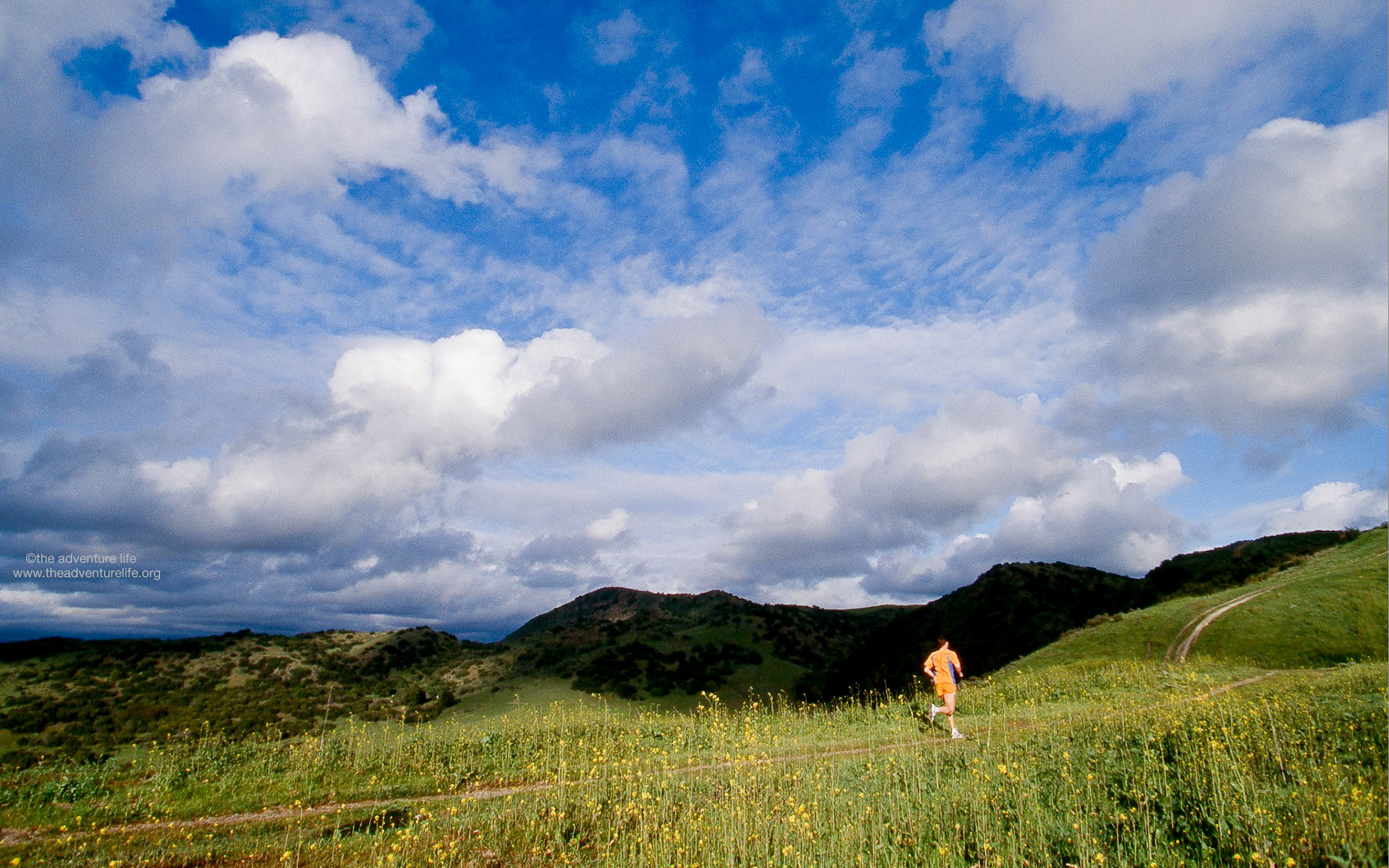 Trail Running Desktop Backgrounds - HD Wallpaper 