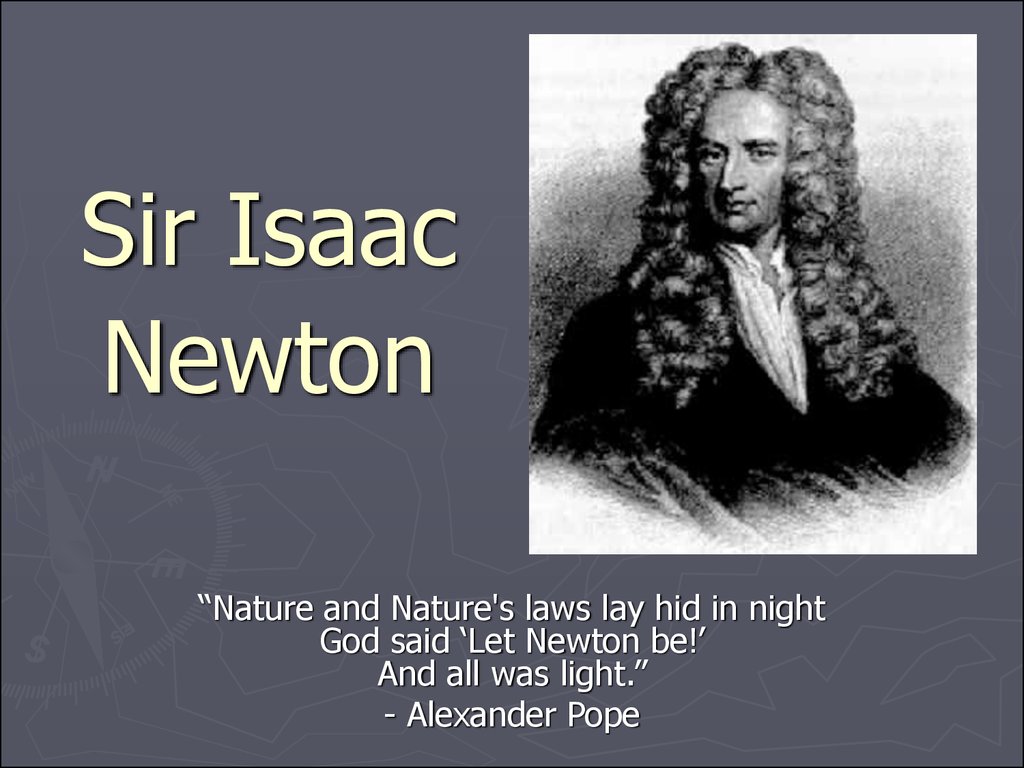 Sir Isaac - Sir Isaac Newton - HD Wallpaper 