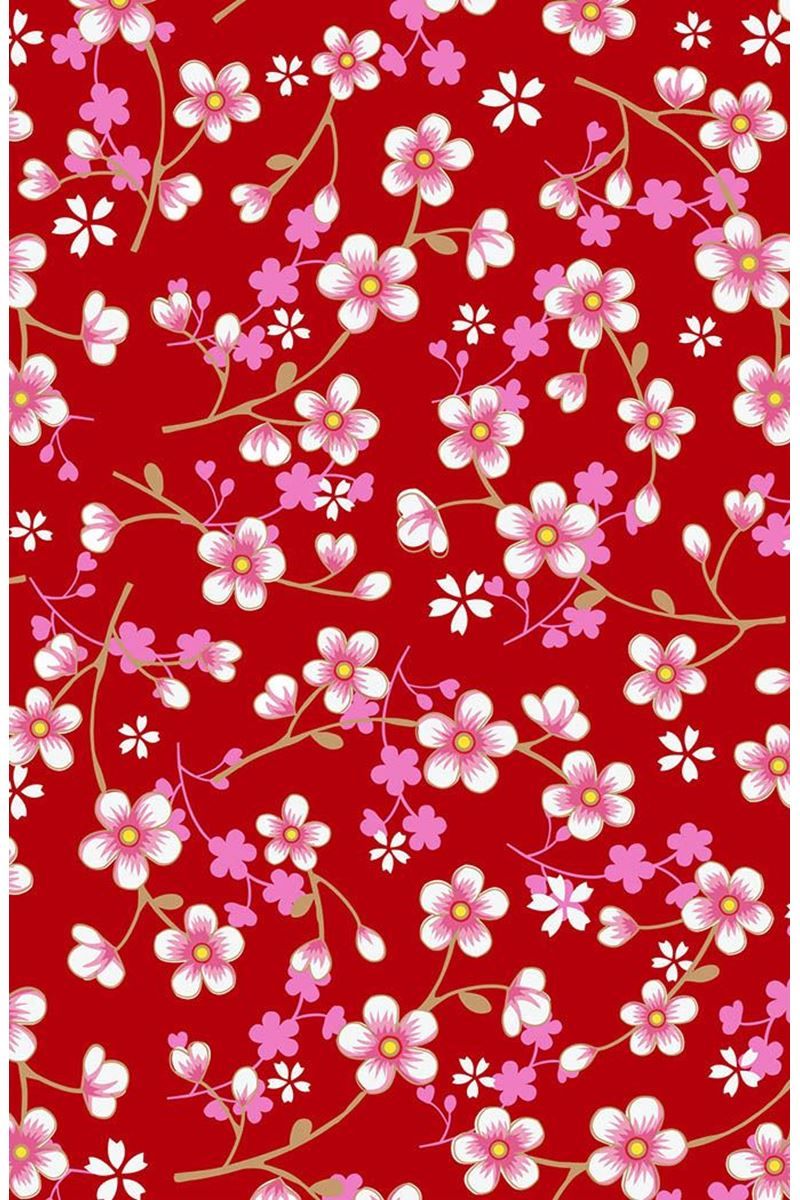 Red And Pink Cherry Blossom - HD Wallpaper 