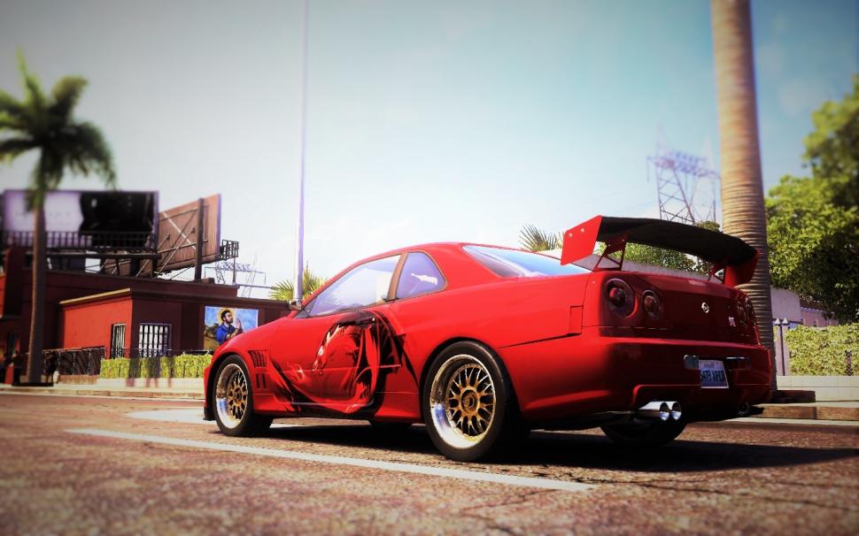 The Crew, Car, Nissan Skyline Gt R R34, Video Games - Nissan Skyline Gtr In The Crew - HD Wallpaper 