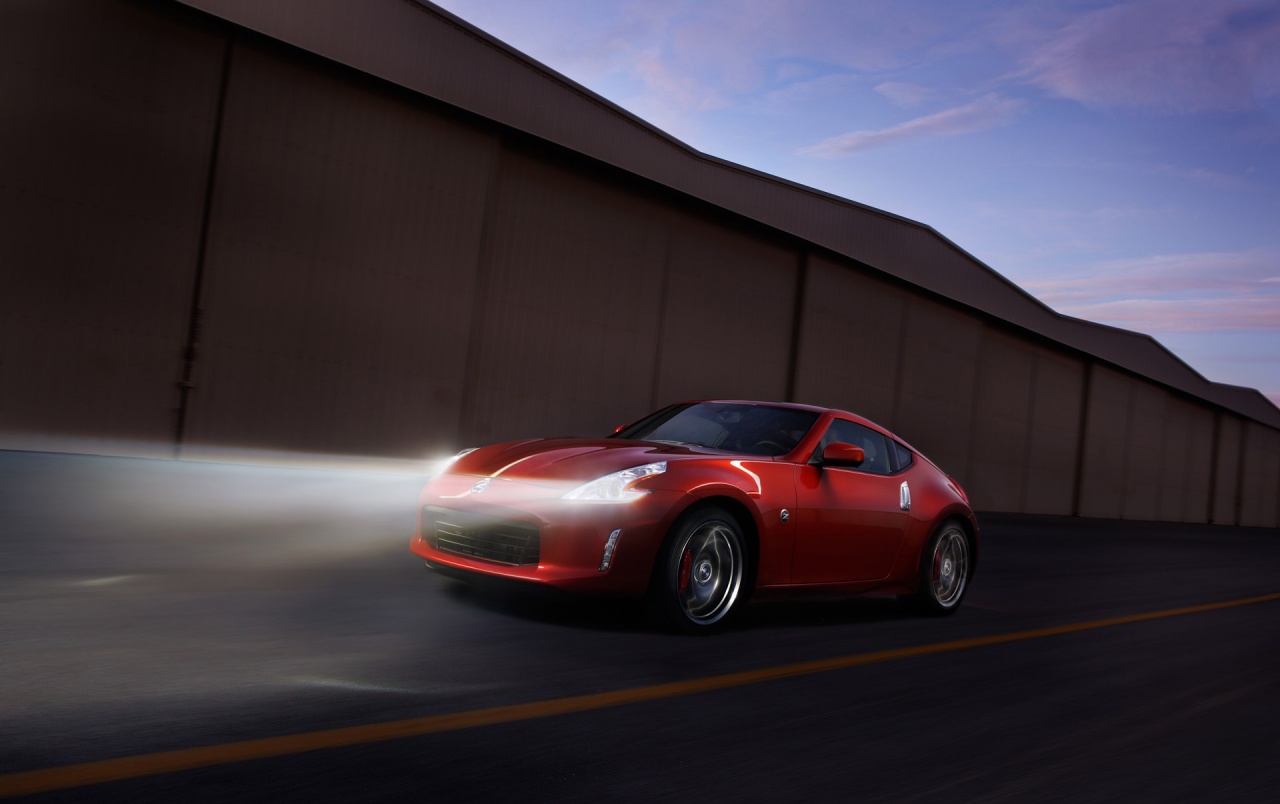 Nissan 370z Magma Red Night Wallpapers - Nissan - HD Wallpaper 