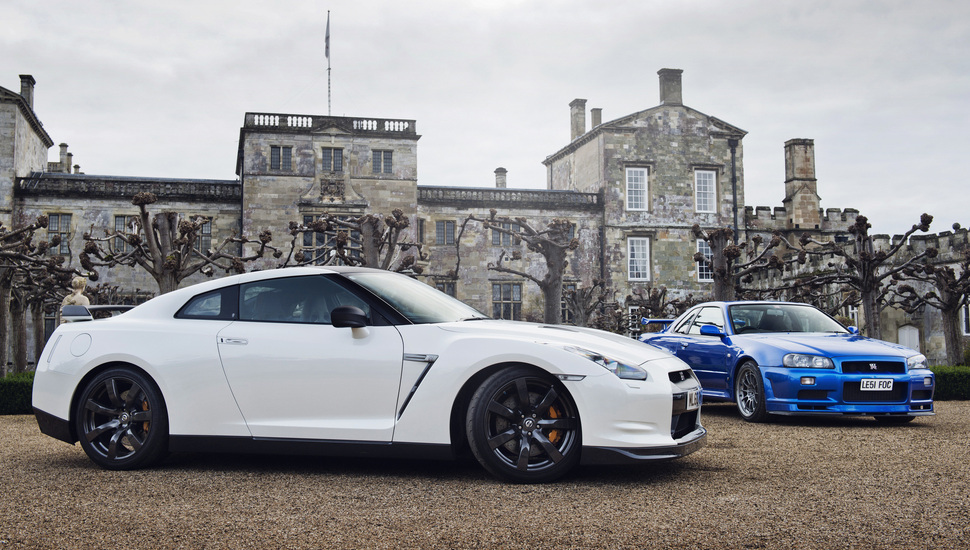 Gtr, Front, R35, Nissan, Gad, Nissan, Skyline, Blue, - Wilton House - HD Wallpaper 