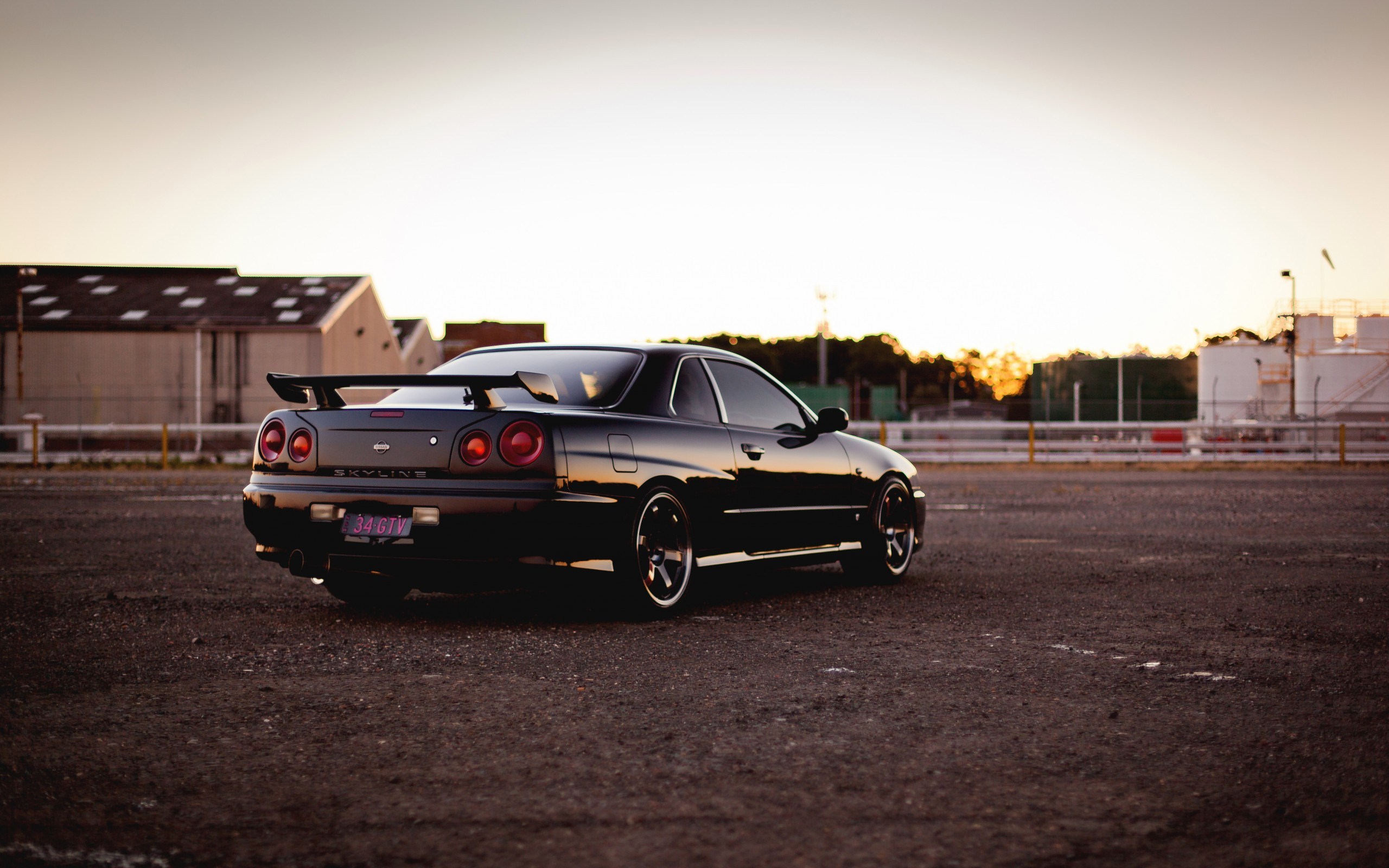Skyline Nissan Wallpaper Black - HD Wallpaper 
