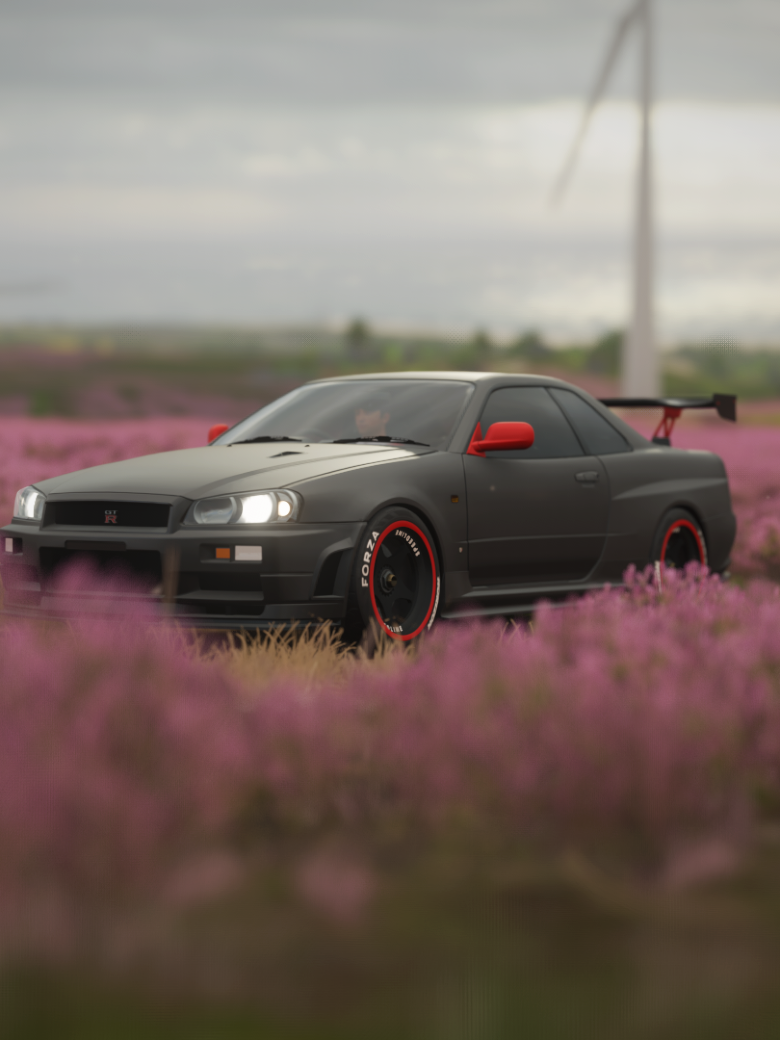 Forza Horizon 4, Nissan Gtr R34, Racing Cars, Purple - HD Wallpaper 