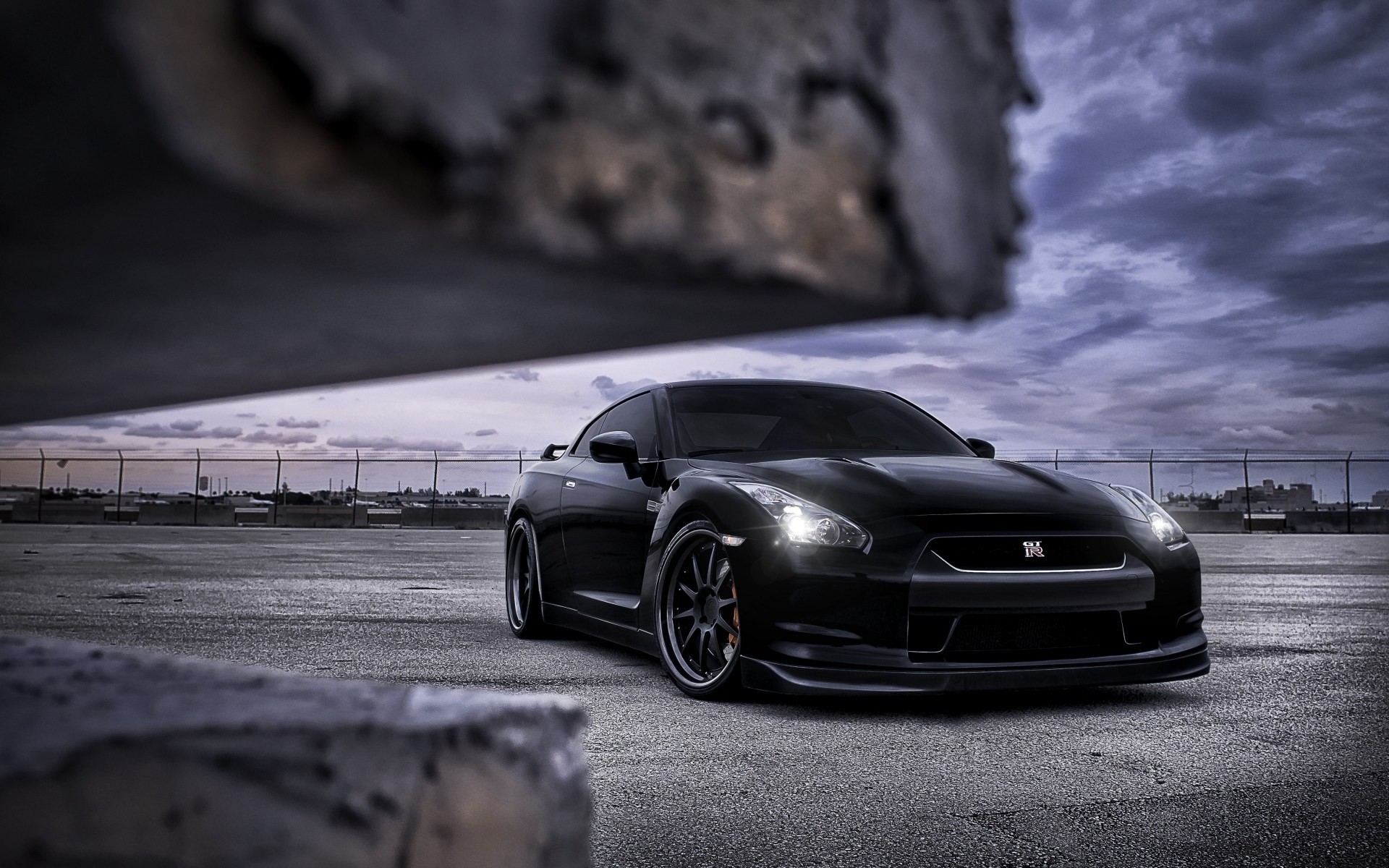 1920x1200, Black Nissan Gtr Wallpaper 
 Data Id 394419 - 2017 Nissan Gtr Black - HD Wallpaper 