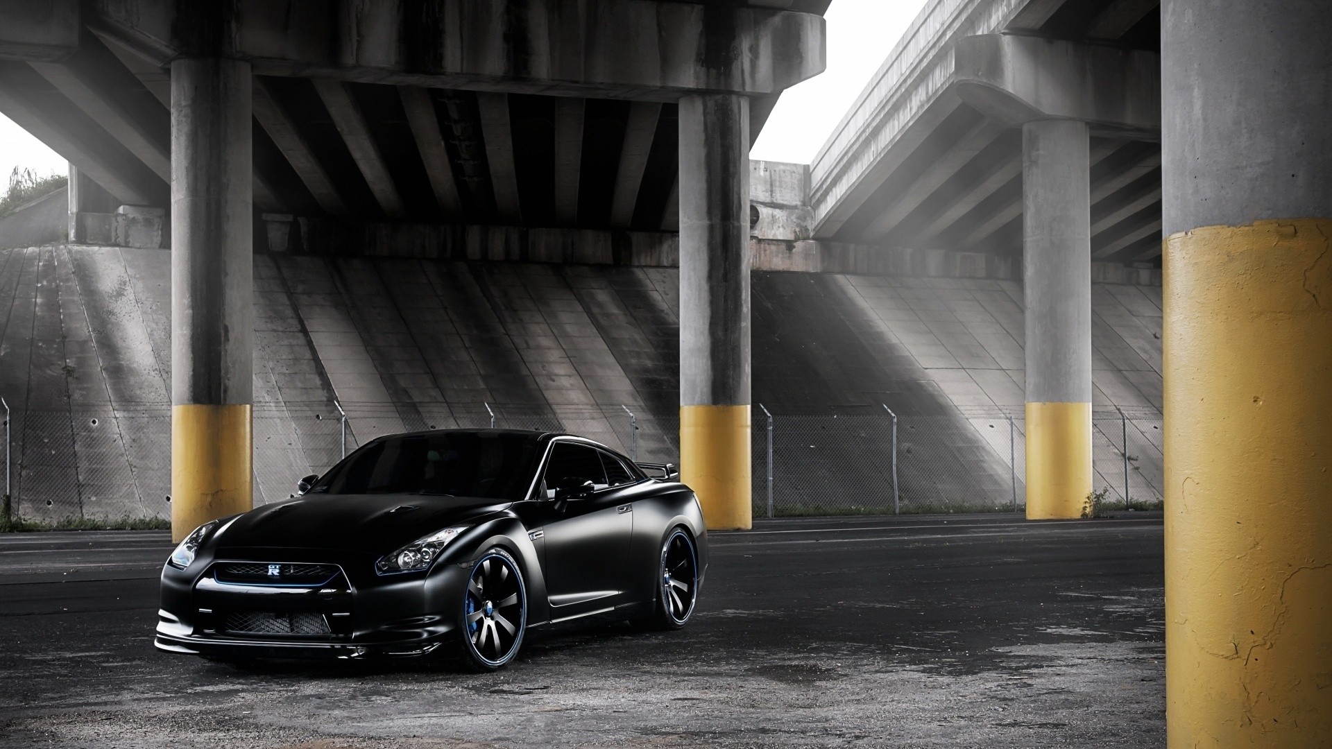 Black Nissan Gtr Wallpaper - HD Wallpaper 