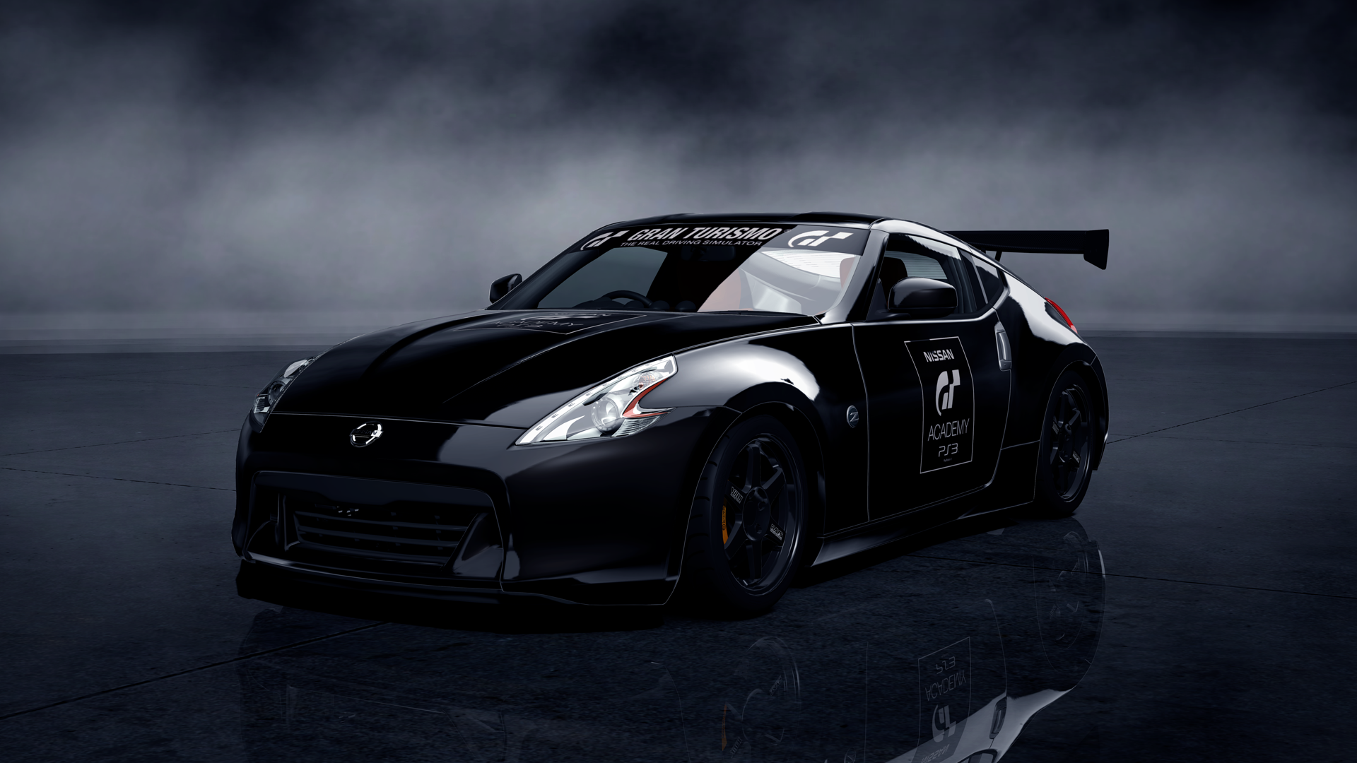 Nissan 370z Wallpaper Hd Black Nissan 370z Wallpaper - Blue Nissan Gtr R35 - HD Wallpaper 