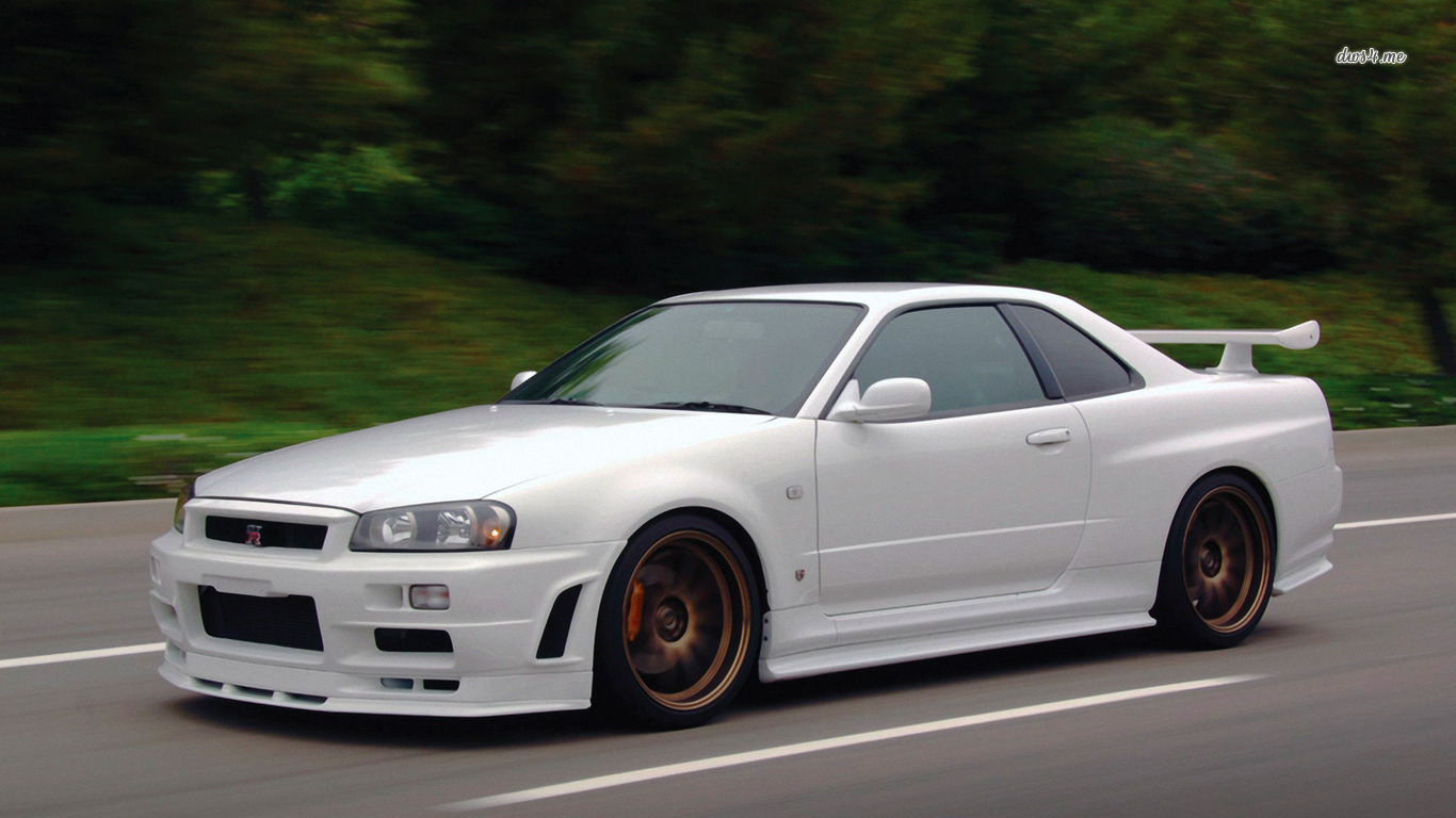 Nissan Skyline Gtr R34 Bianca - HD Wallpaper 