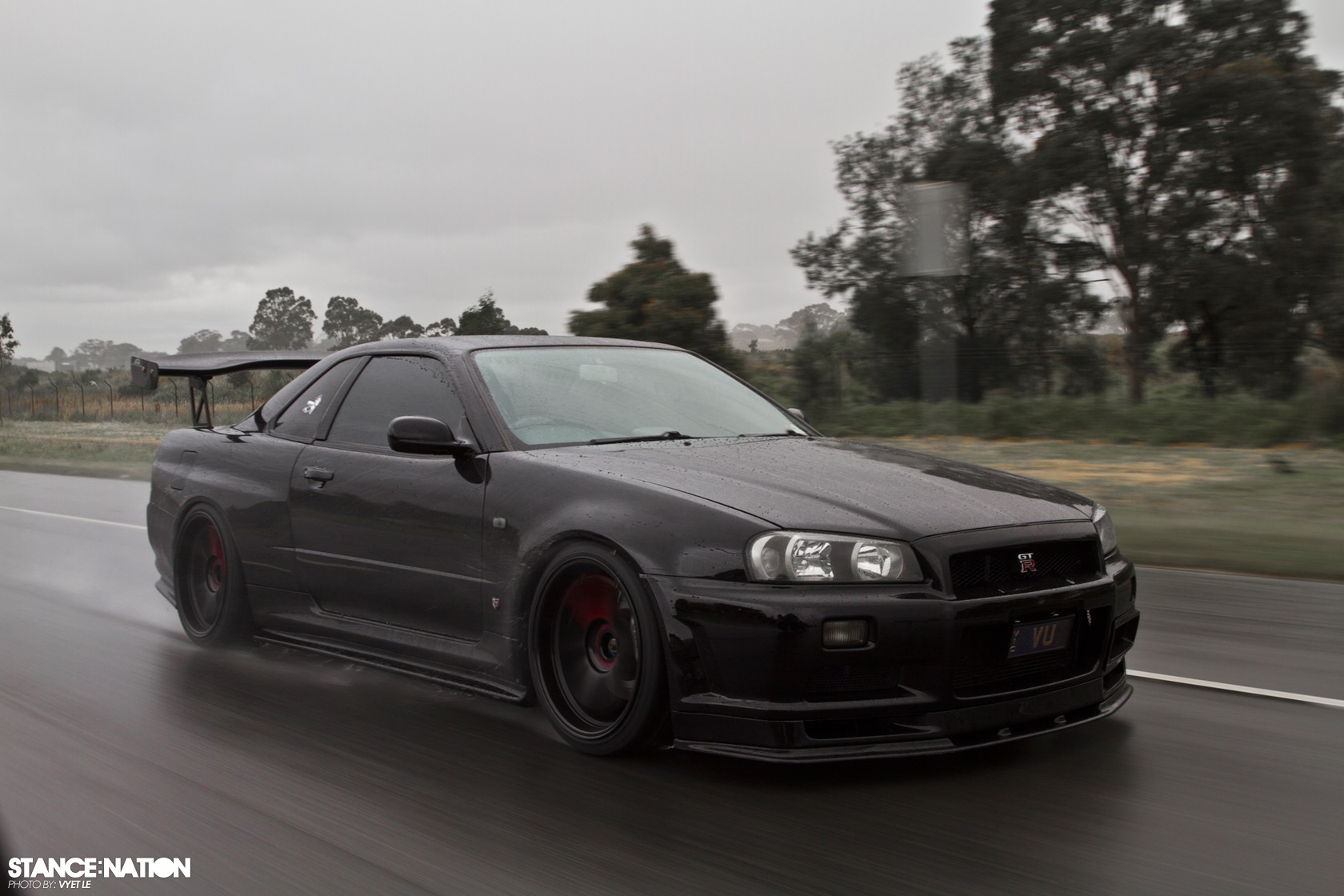 Nissan Skyline Gtr R Wallpaper Hd Wallpaper - Nissan Gtr R34 Black - HD Wallpaper 