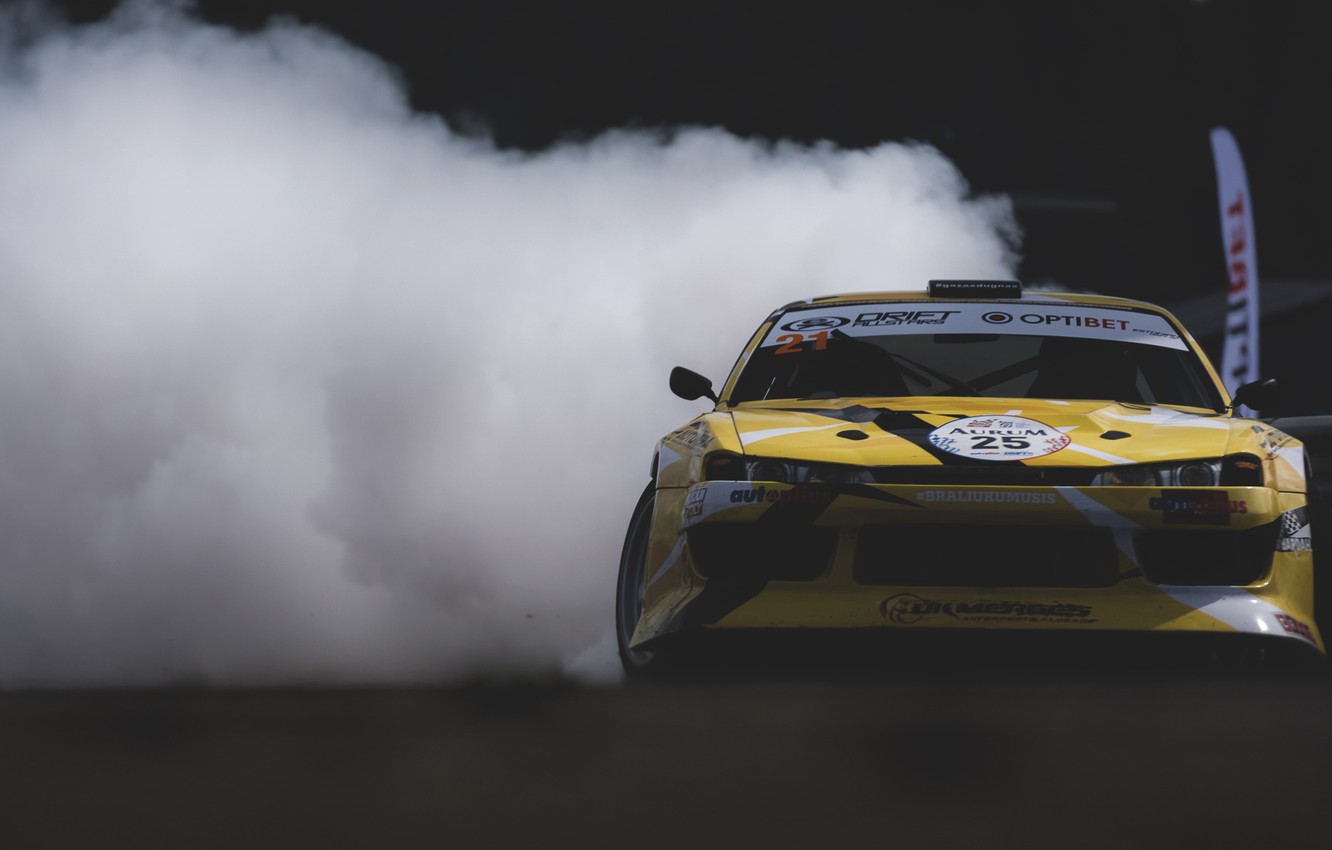 Photo Wallpaper Nissan, Drift, Nissan, Silvia, S15, - Nissan Silvia S15 Drift Обои - HD Wallpaper 