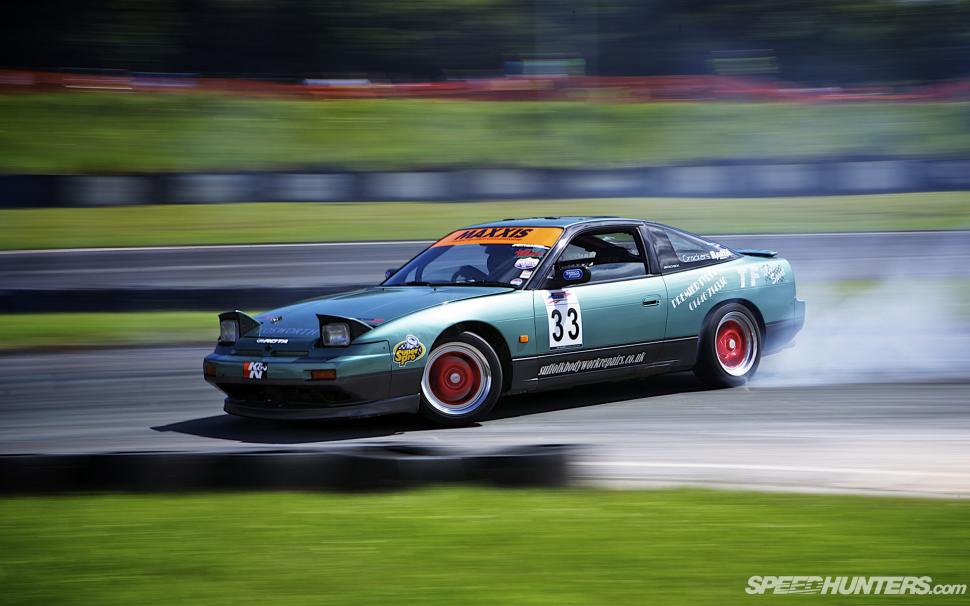 Nissan 240sx Drift Smoke Motion Blur Hd Wallpaper,cars - Speedhunters - HD Wallpaper 