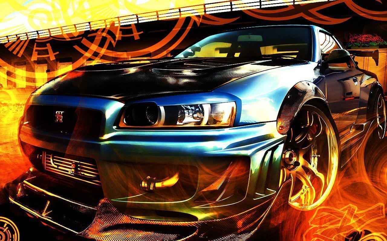 Nissan Skyline Gtr - Cool Car Backgrounds - HD Wallpaper 
