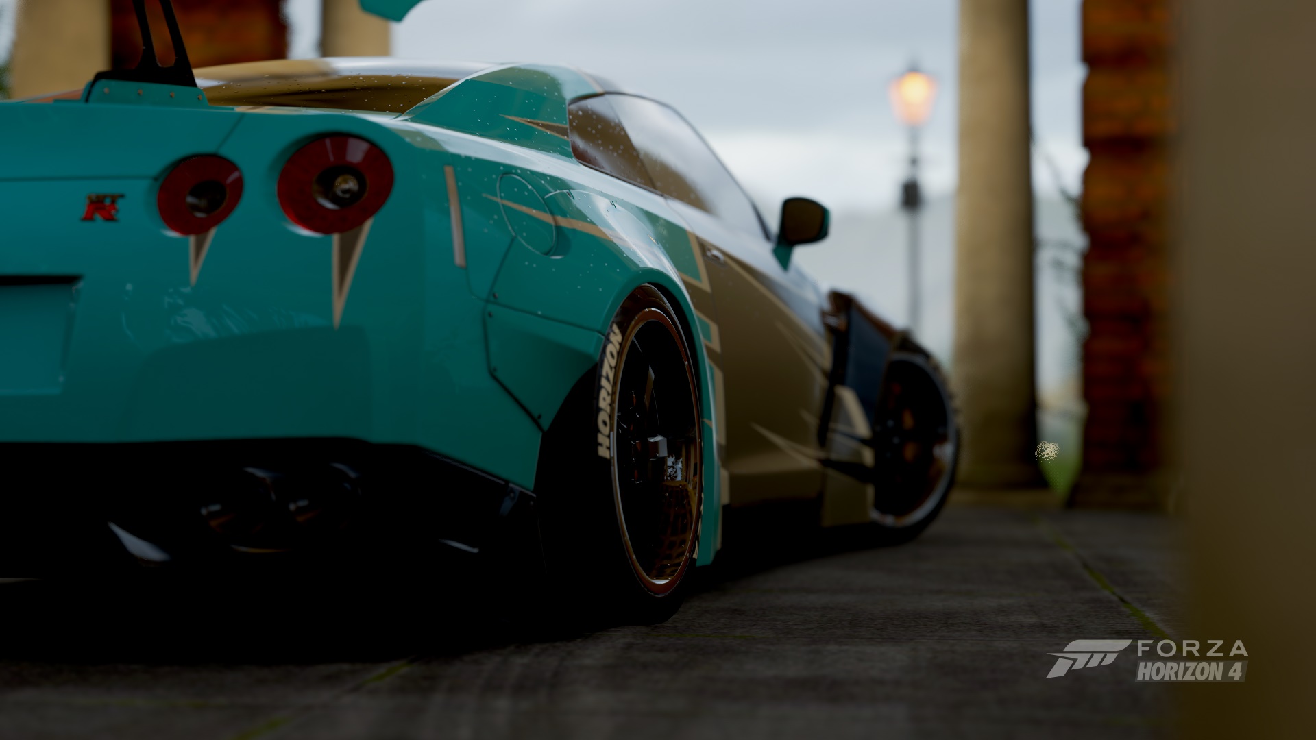 Nissan Gtr Wallpaper 4k Wet - HD Wallpaper 