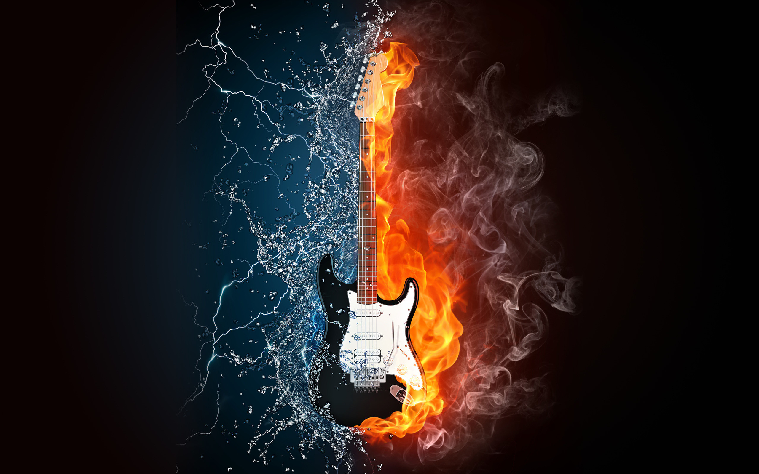 Photo Wallpaper Music, Guitar, Fender, Gibson, Blues - Cool Guitar Backgrounds - HD Wallpaper 