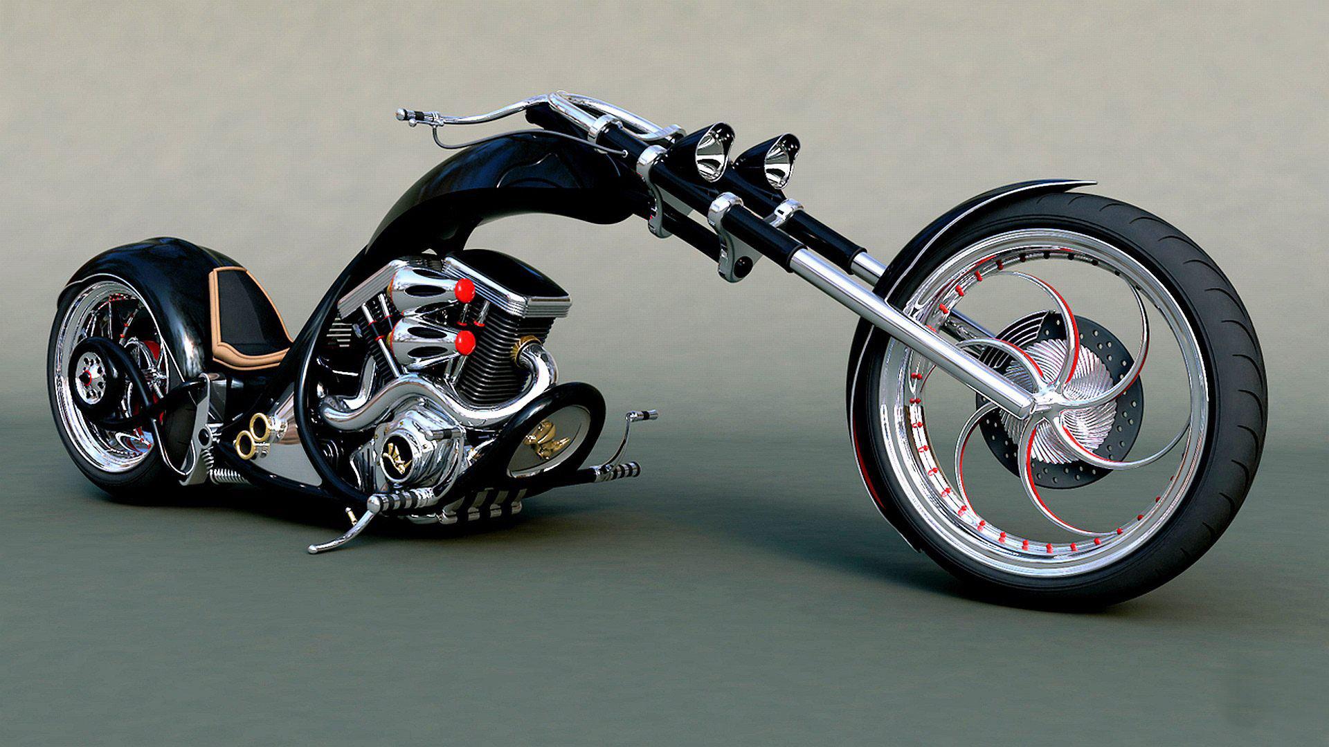 Hd Chopper Bike Tuning Motorbike Motorcycle Hot Rod - Undertaker Bike - HD Wallpaper 