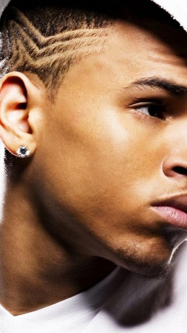 Chris Brown Hair Lines - HD Wallpaper 