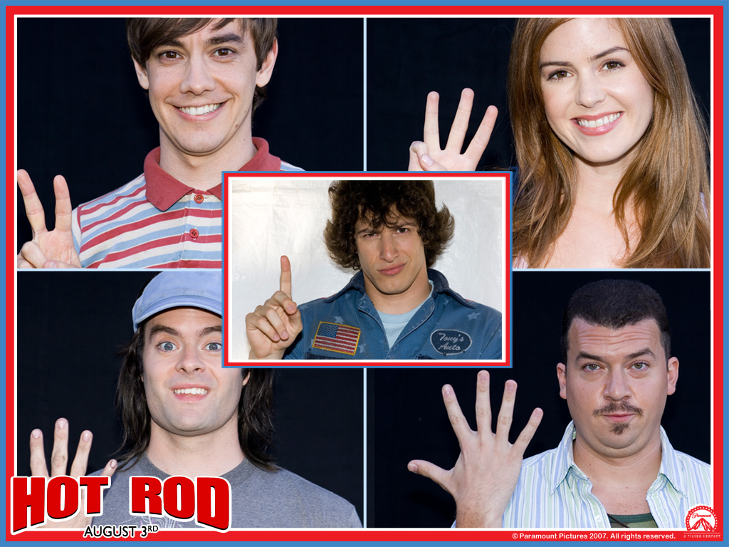 Hot Rod Wallpaper - Hot Rod Movie Actors - HD Wallpaper 