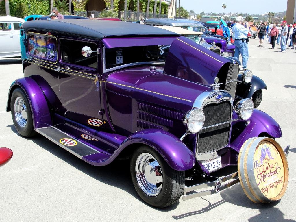 Download Hd Hot Rod Pc Wallpaper Id - Dark Purple Hot Rod - HD Wallpaper 