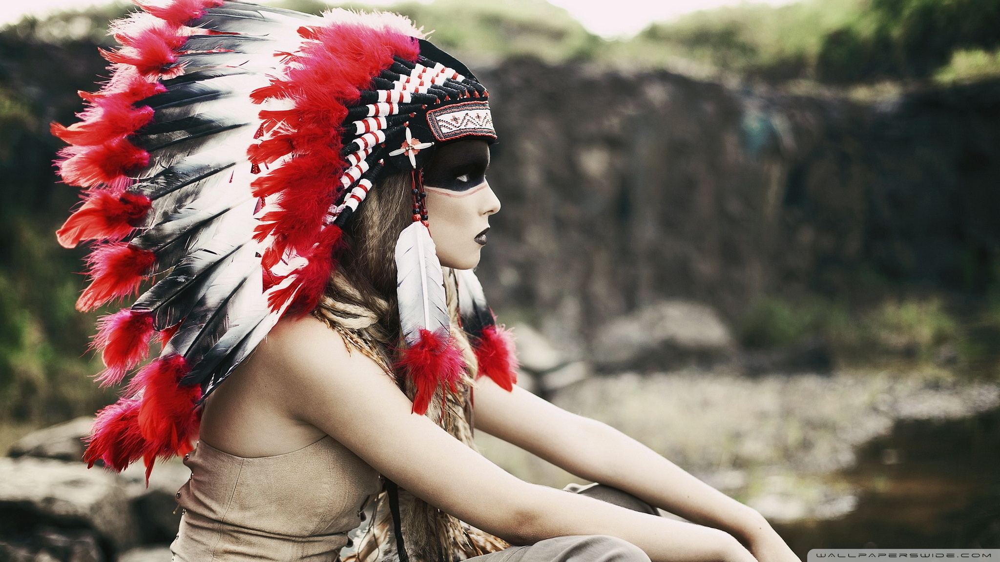 American Indians Red Indian Girl - HD Wallpaper 