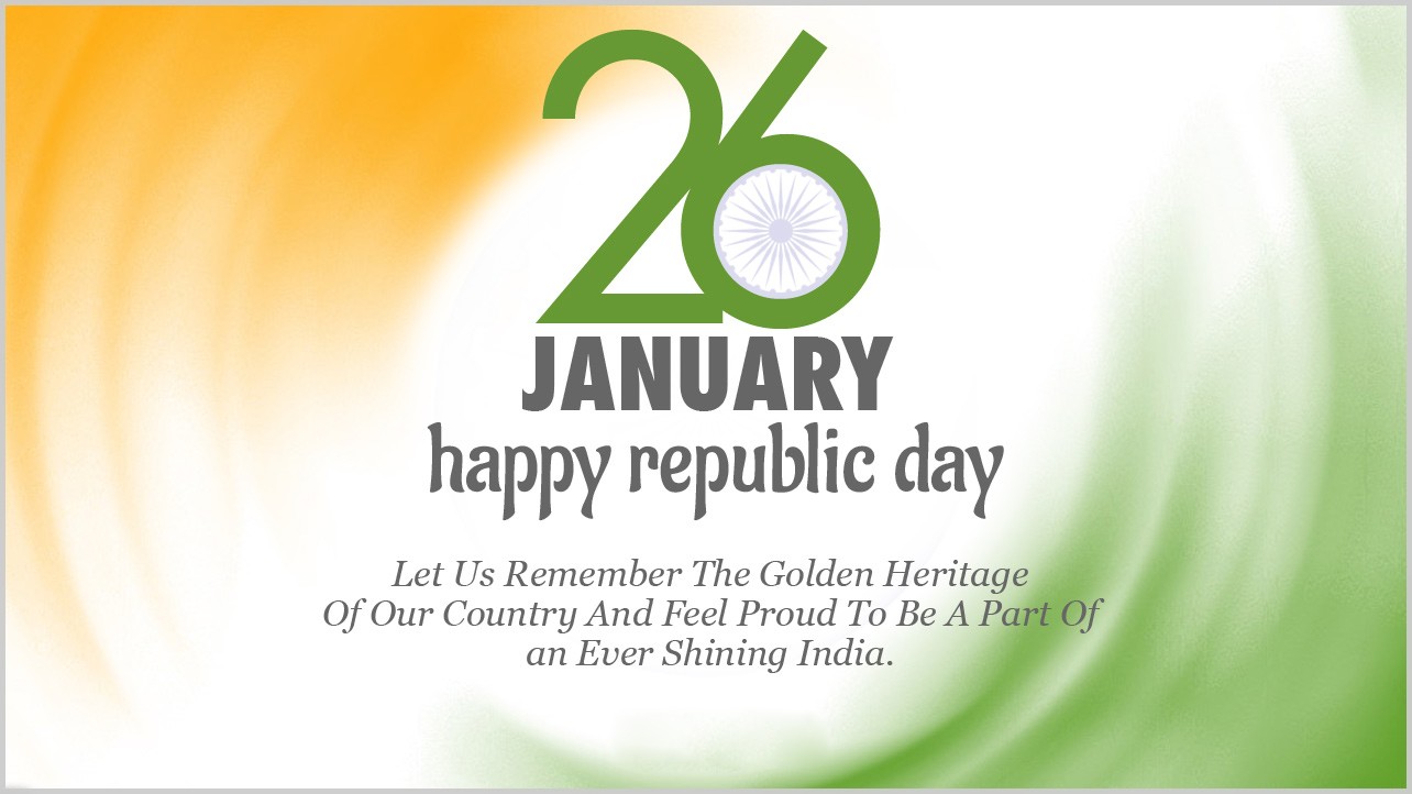 Wishes Happy Republic Day - HD Wallpaper 