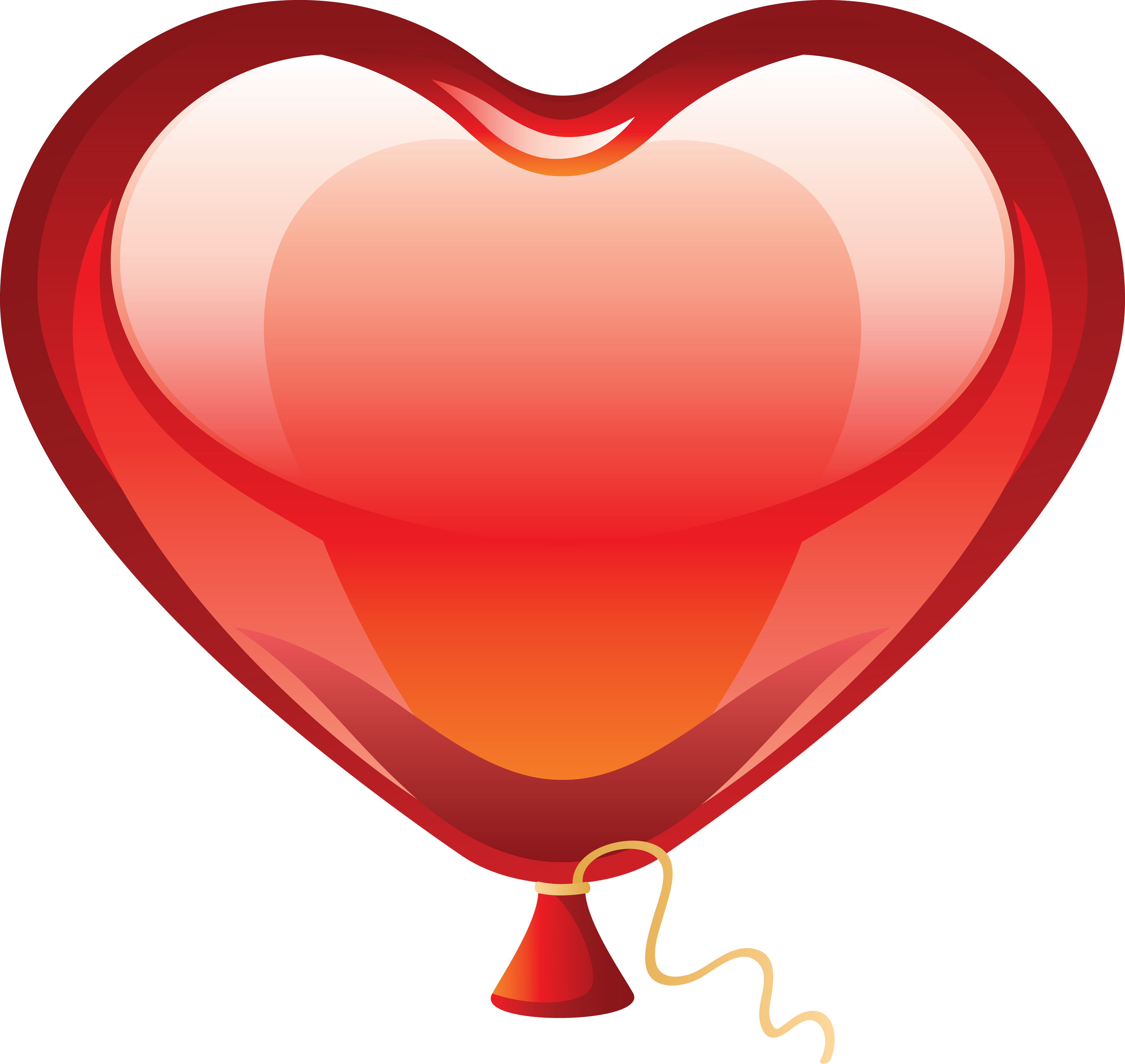 Balloon Png Image - Valentine Heart Clipart - HD Wallpaper 