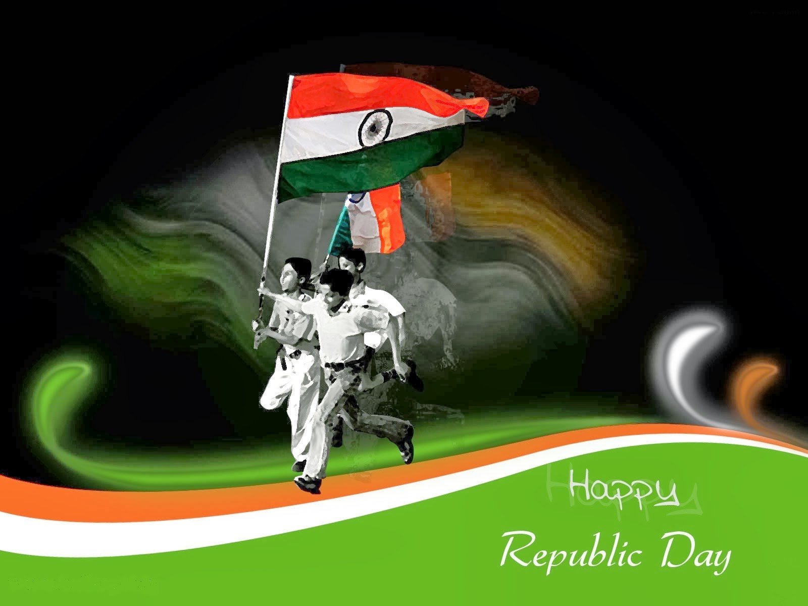 Indian Flag Republic Day - HD Wallpaper 