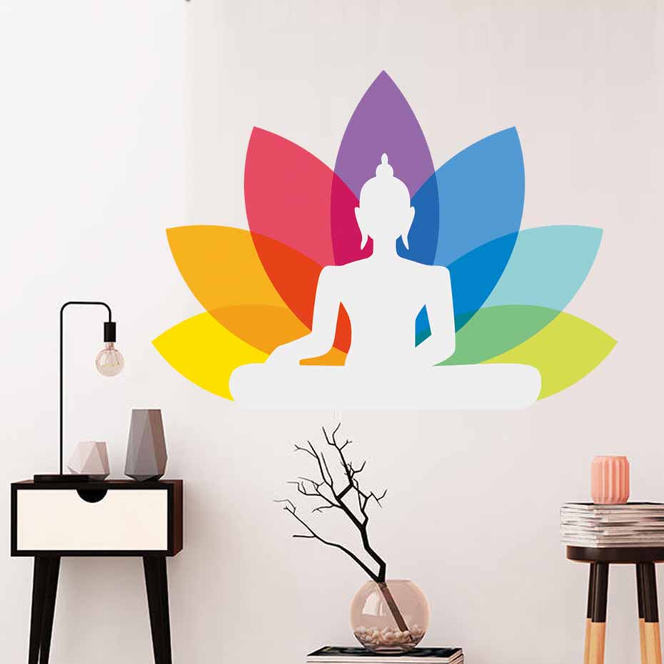 Buddha Wall Stickers - HD Wallpaper 