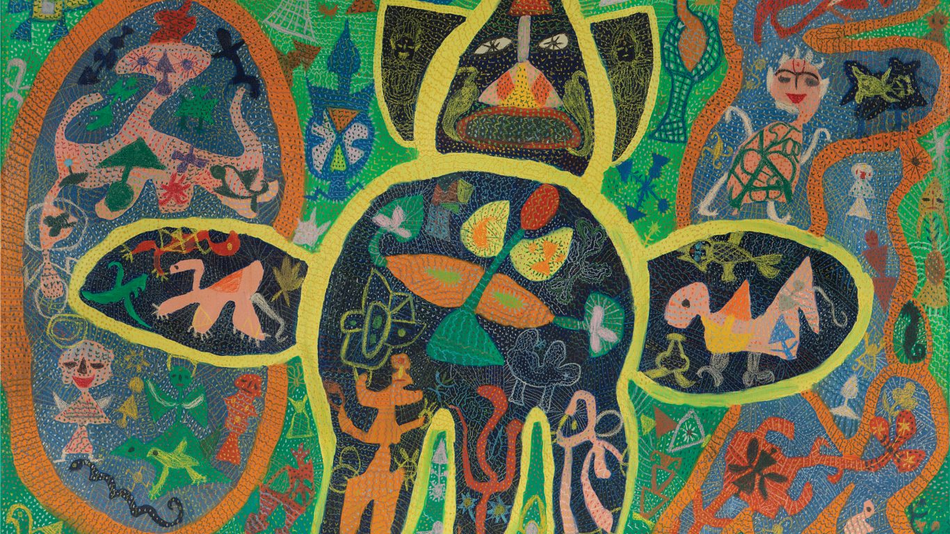 Madhvi Parekh Paintings - HD Wallpaper 