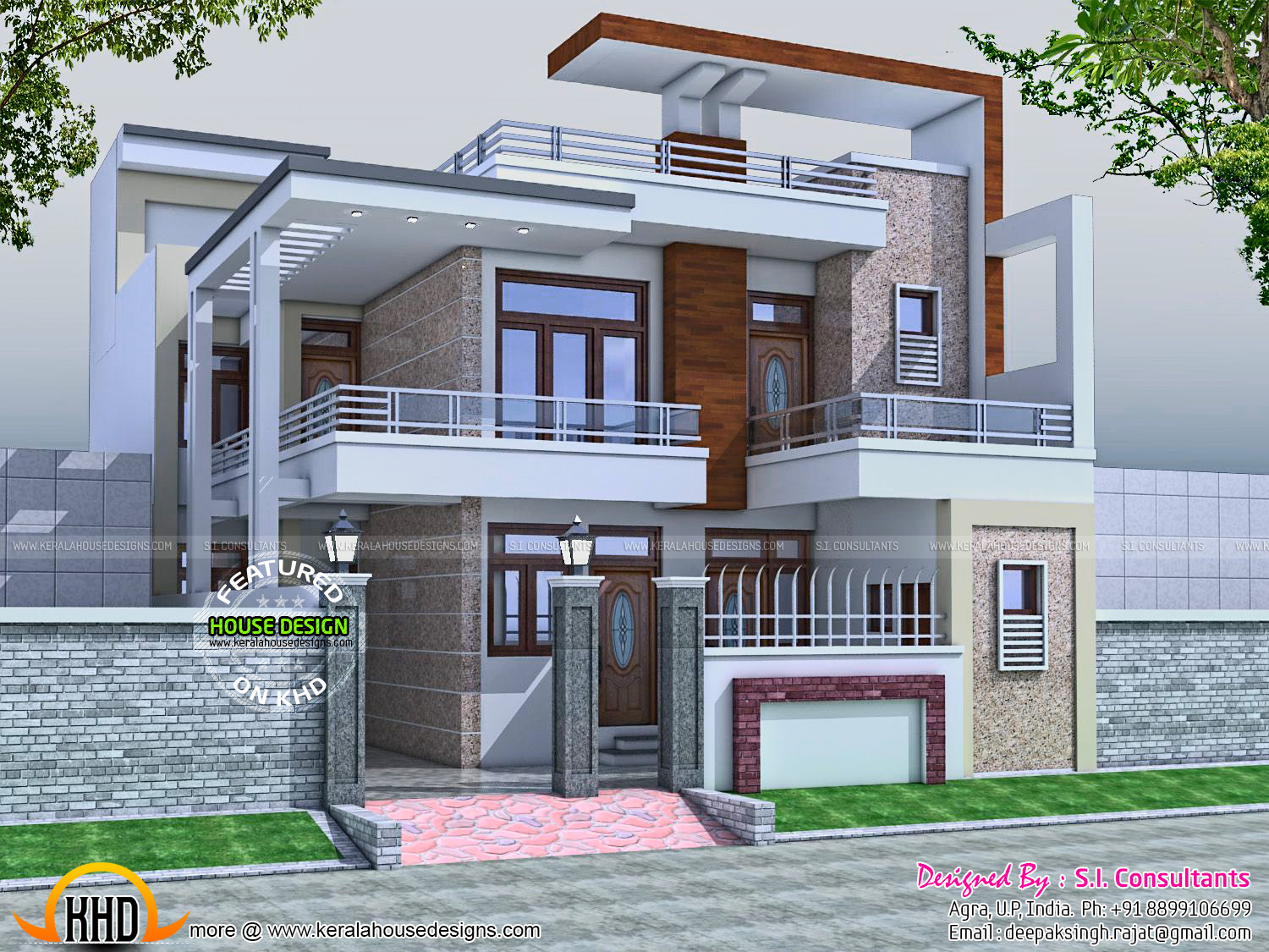 House Plans Indian Style - Indian Modern Home Design - HD Wallpaper 