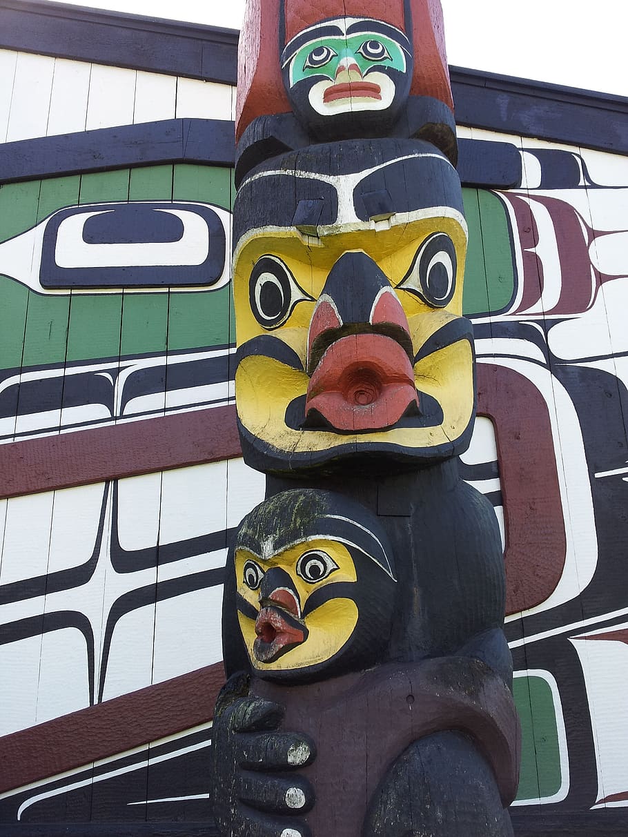 Northwest Coast, Native American, Art, Totem Pole, - HD Wallpaper 