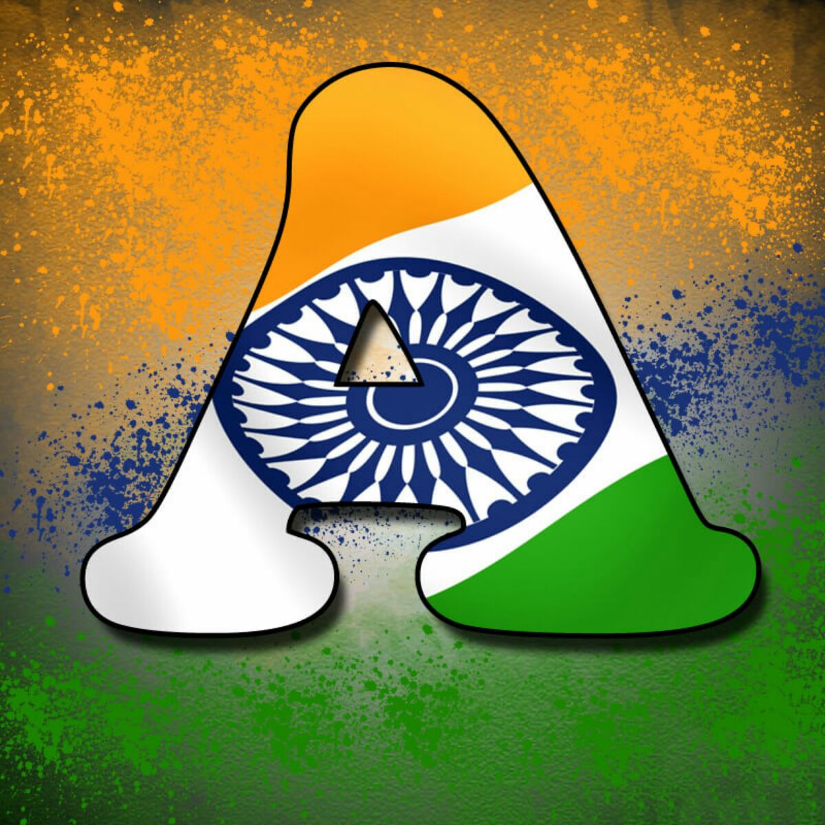 A Letter Tiranga Pic Tiranga Image For Whatsapp - HD Wallpaper 