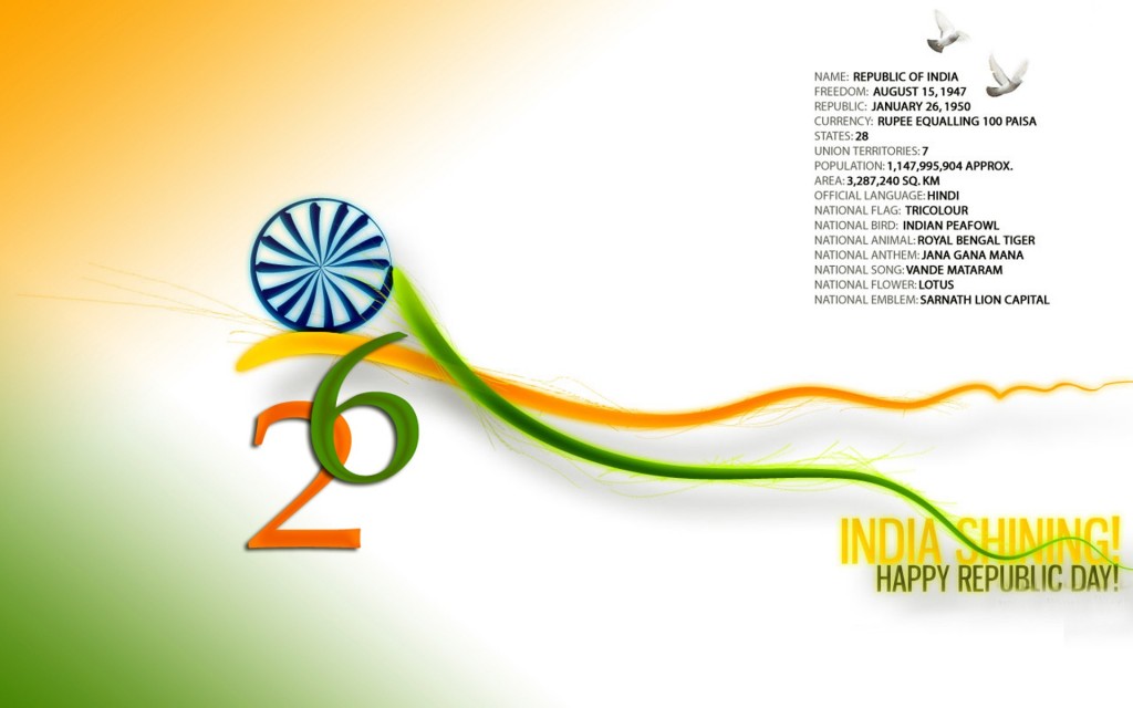 Republic Day Images 2016 Happy Republic Day Wallpapers - Indian Republic Day 2018 - HD Wallpaper 