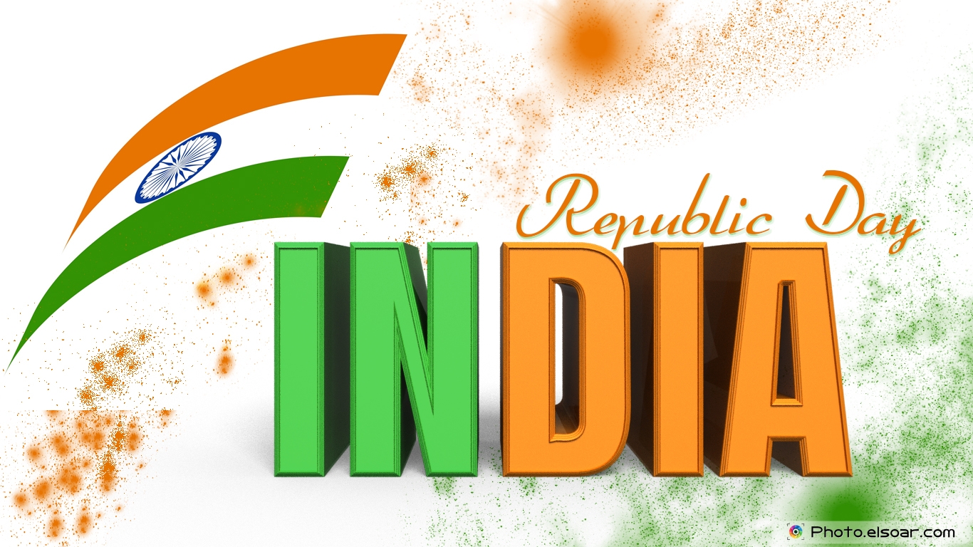 Happy Republic Day Image With Indian Flag And Amazing - Indian Flag Photo Republic Day - HD Wallpaper 